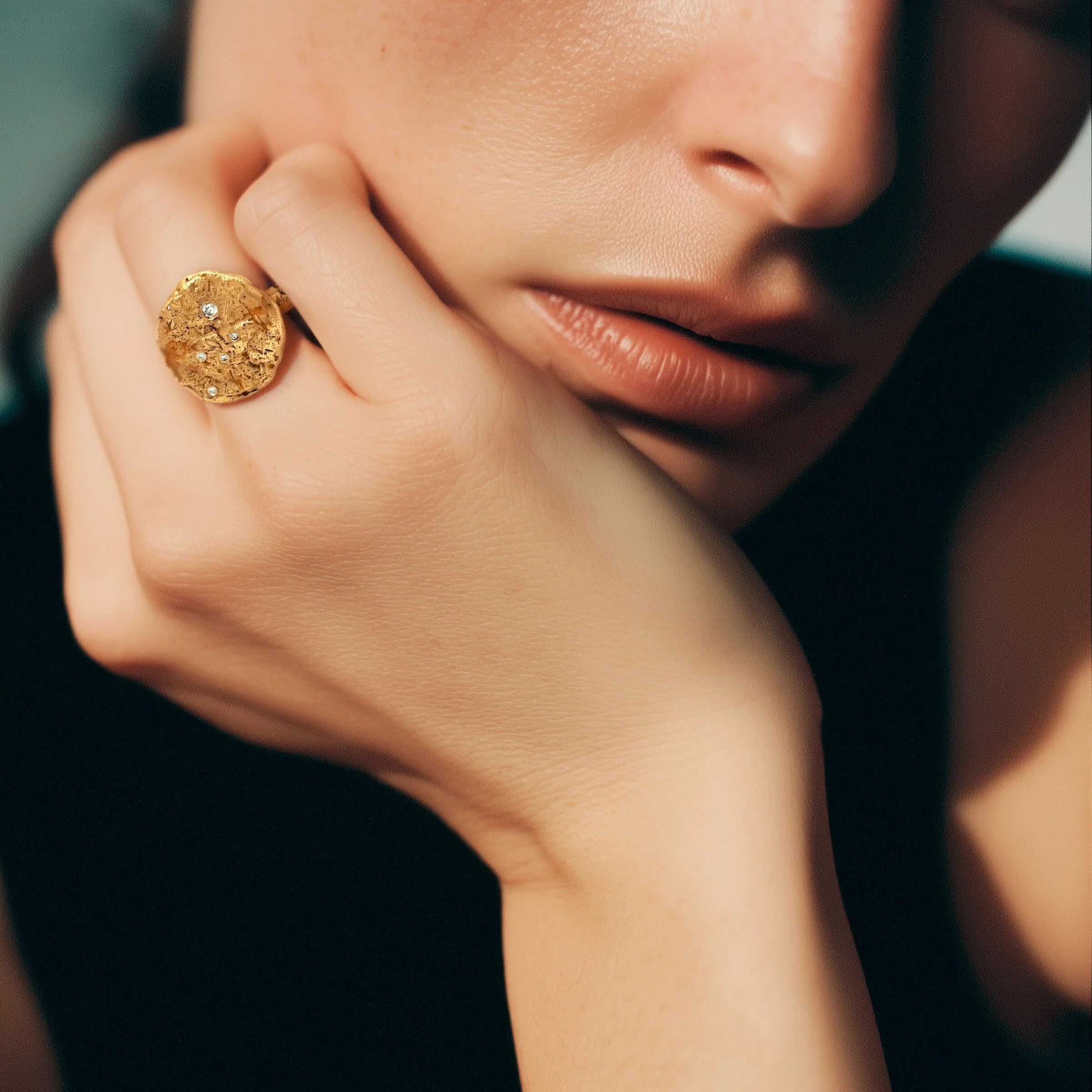 Cosmic Crater Ring - Bronze - Image 3
