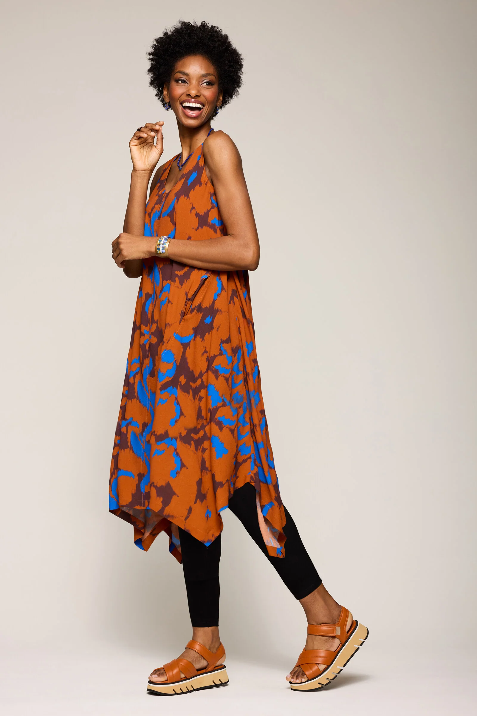 Crepe Elodie Swing Dress - Image 3