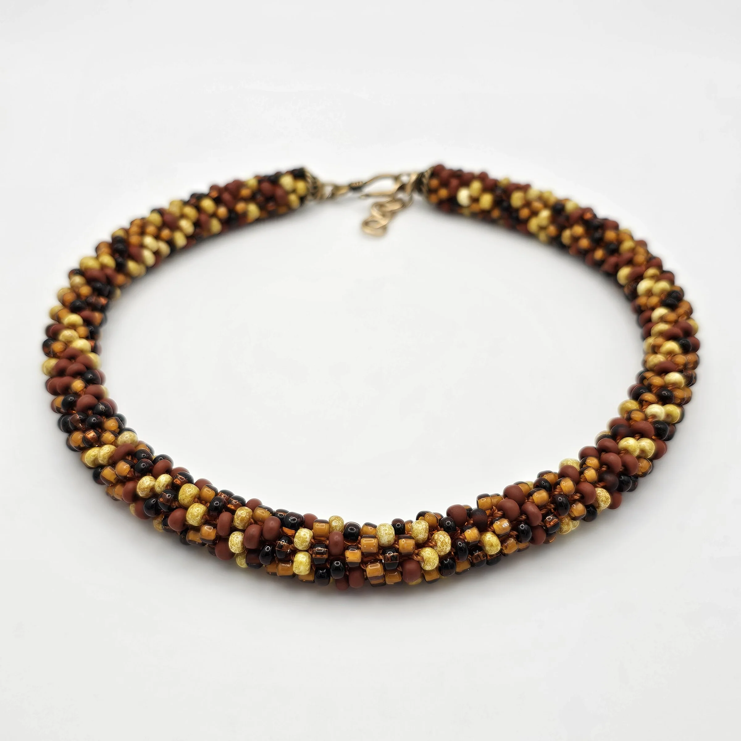 Crocheted Tweed Necklace - Image 17