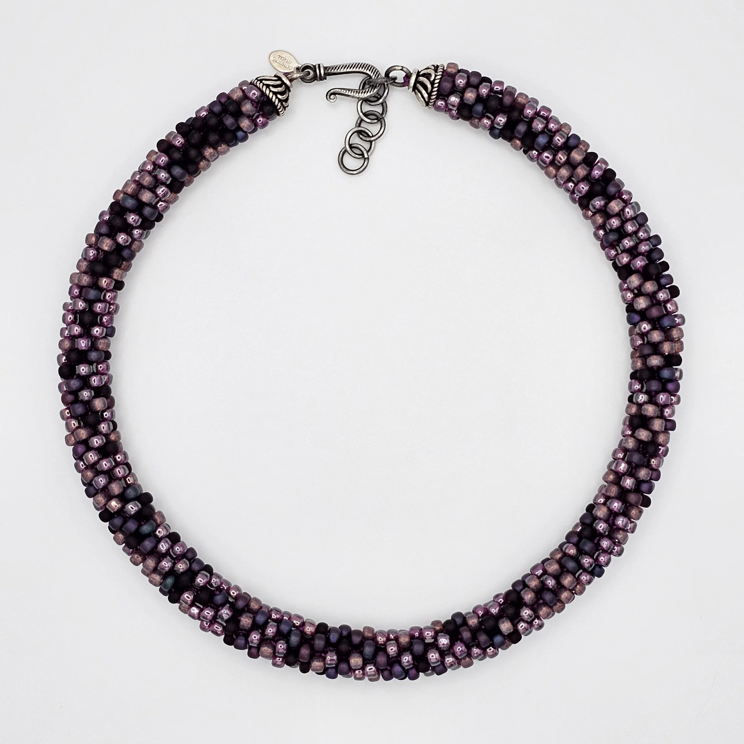 Crocheted Tweed Necklace - Image 19