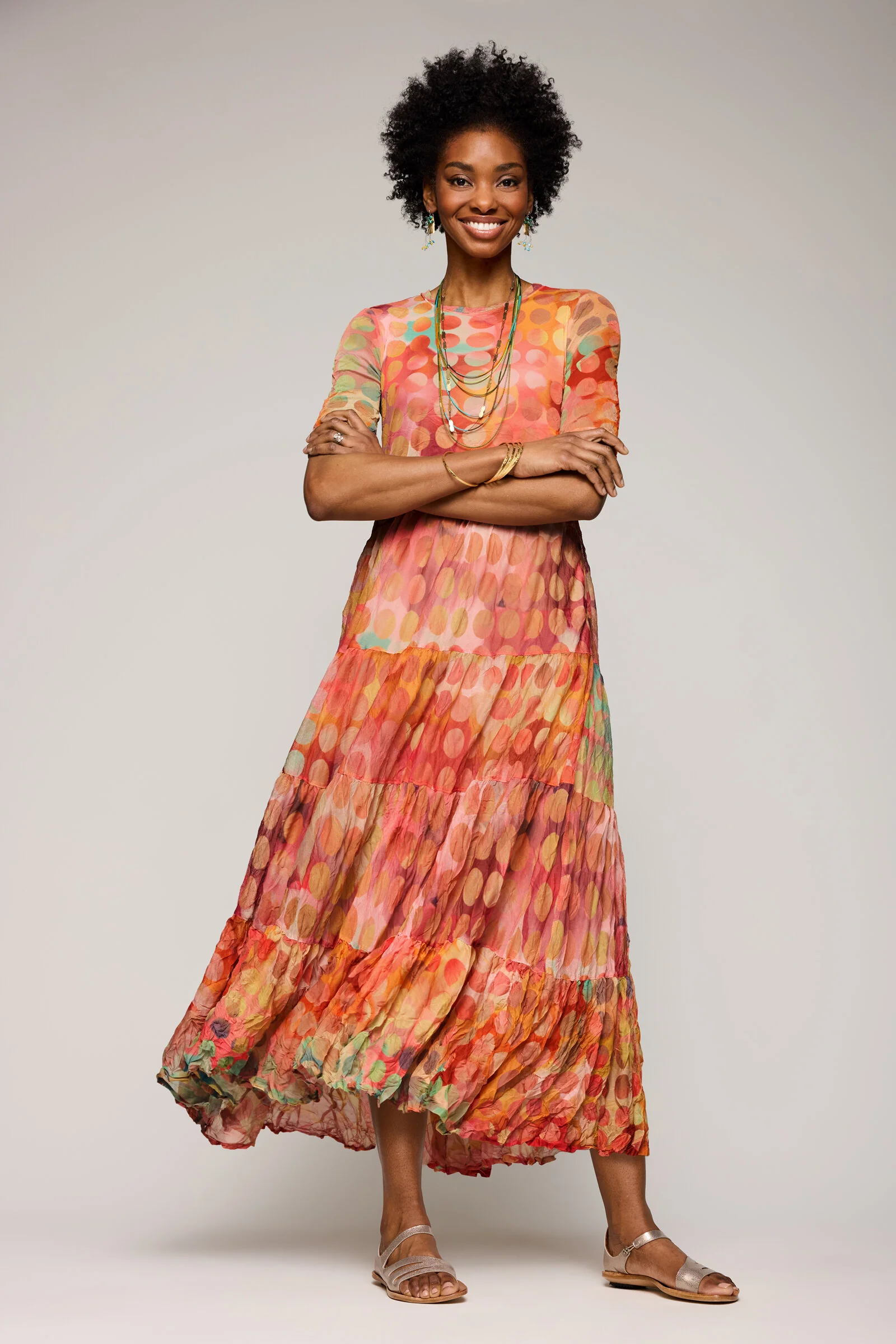 Crushed Mesh Beatrix Dress - Image 2
