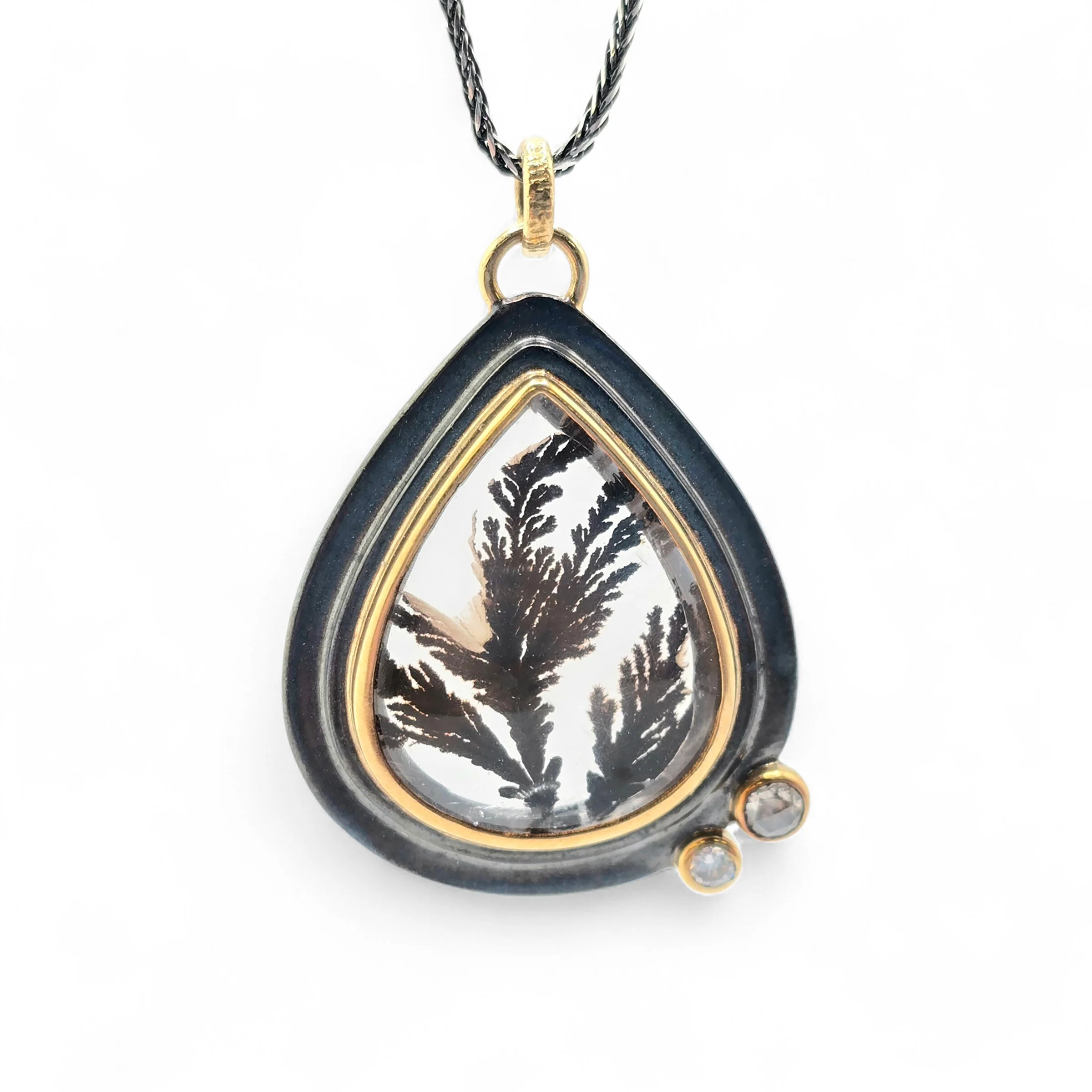 Dendritic Quartz Pendant