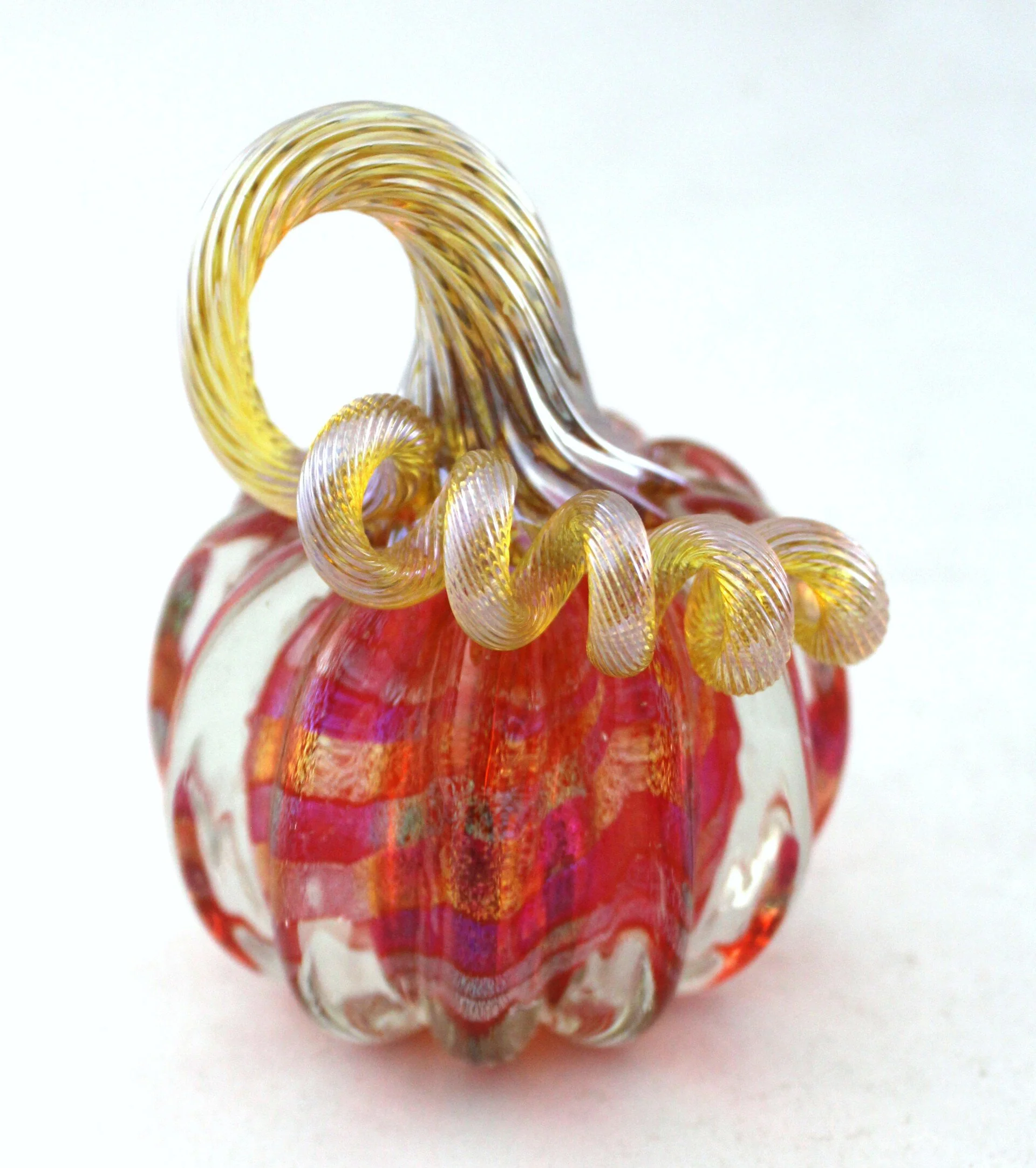 Dichroic Cast Pumpkin - Orange - Image 2