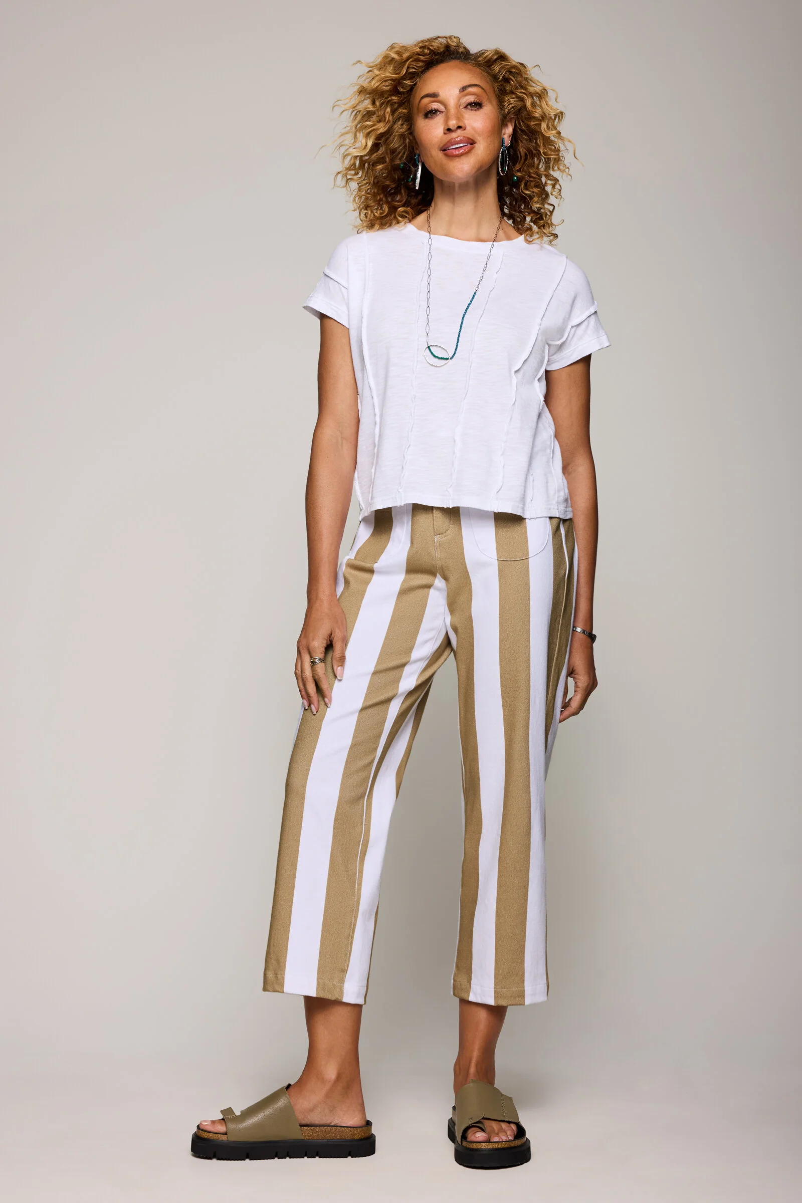 Dream Knit Denim Stripe Jean - Image 2