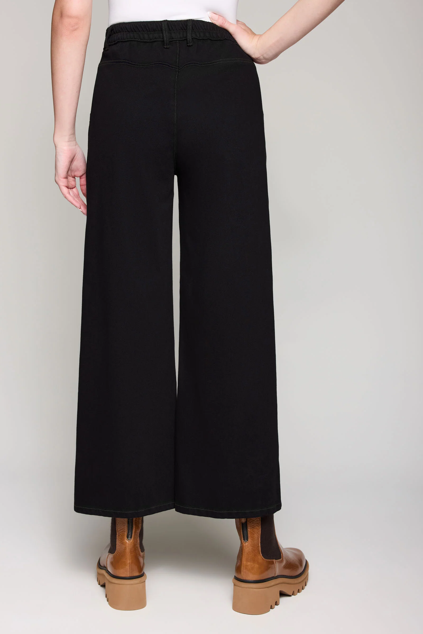 Dream Knit Denim Utility Pant - Black - Image 2