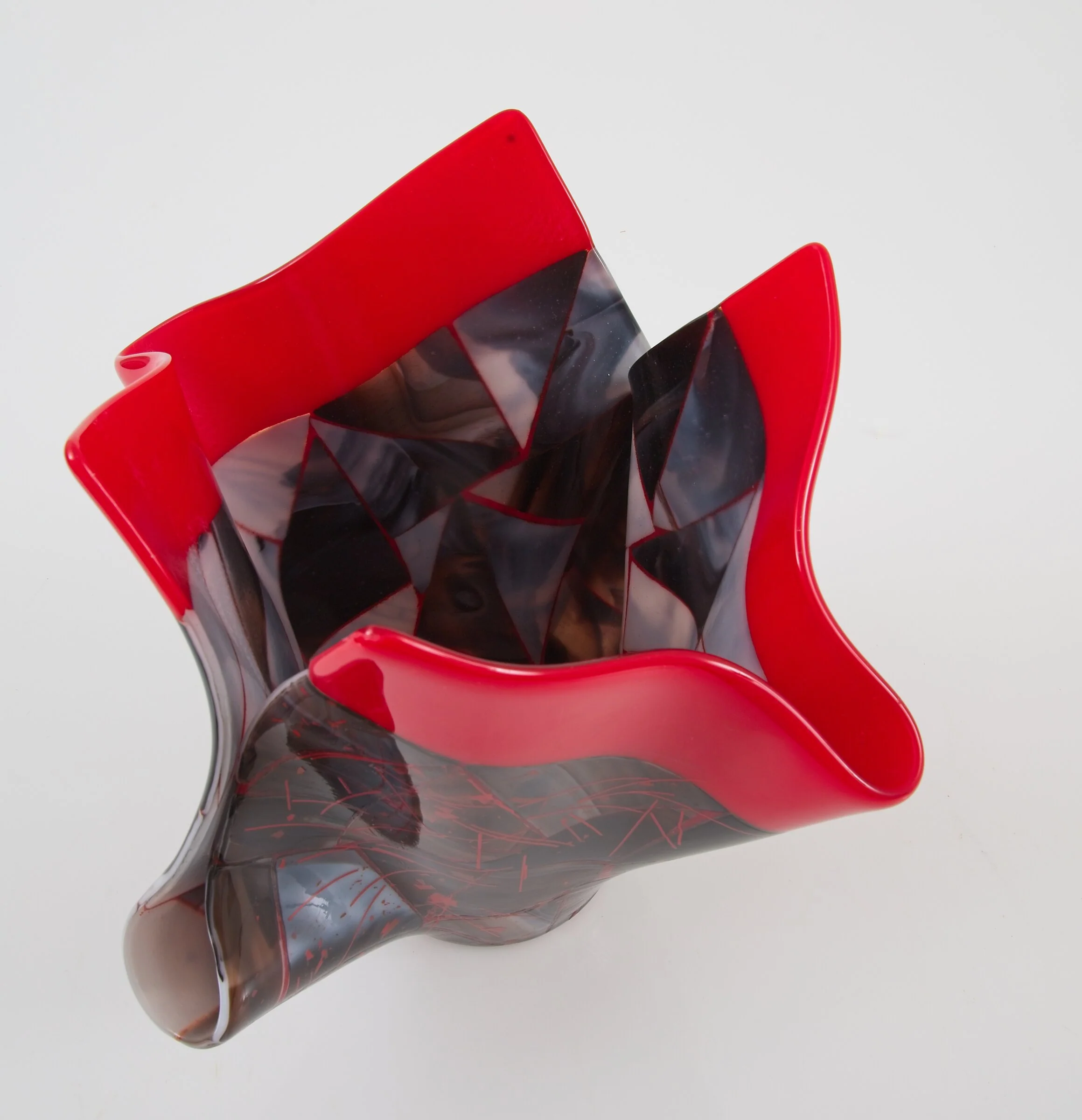 Earth and Fire Art Glass Vessel - Image 6