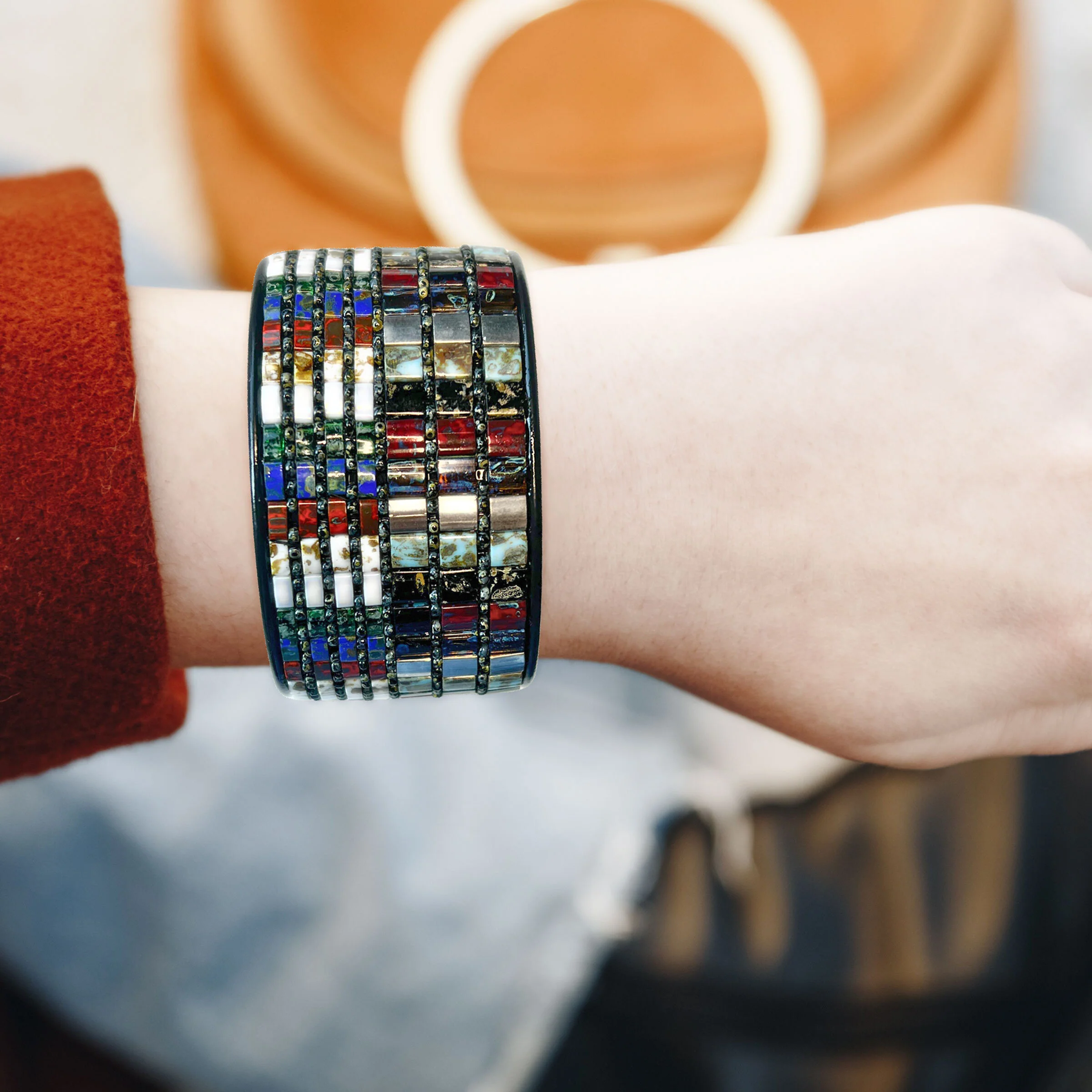 Earthfire Mosaic Cuff - Image 2