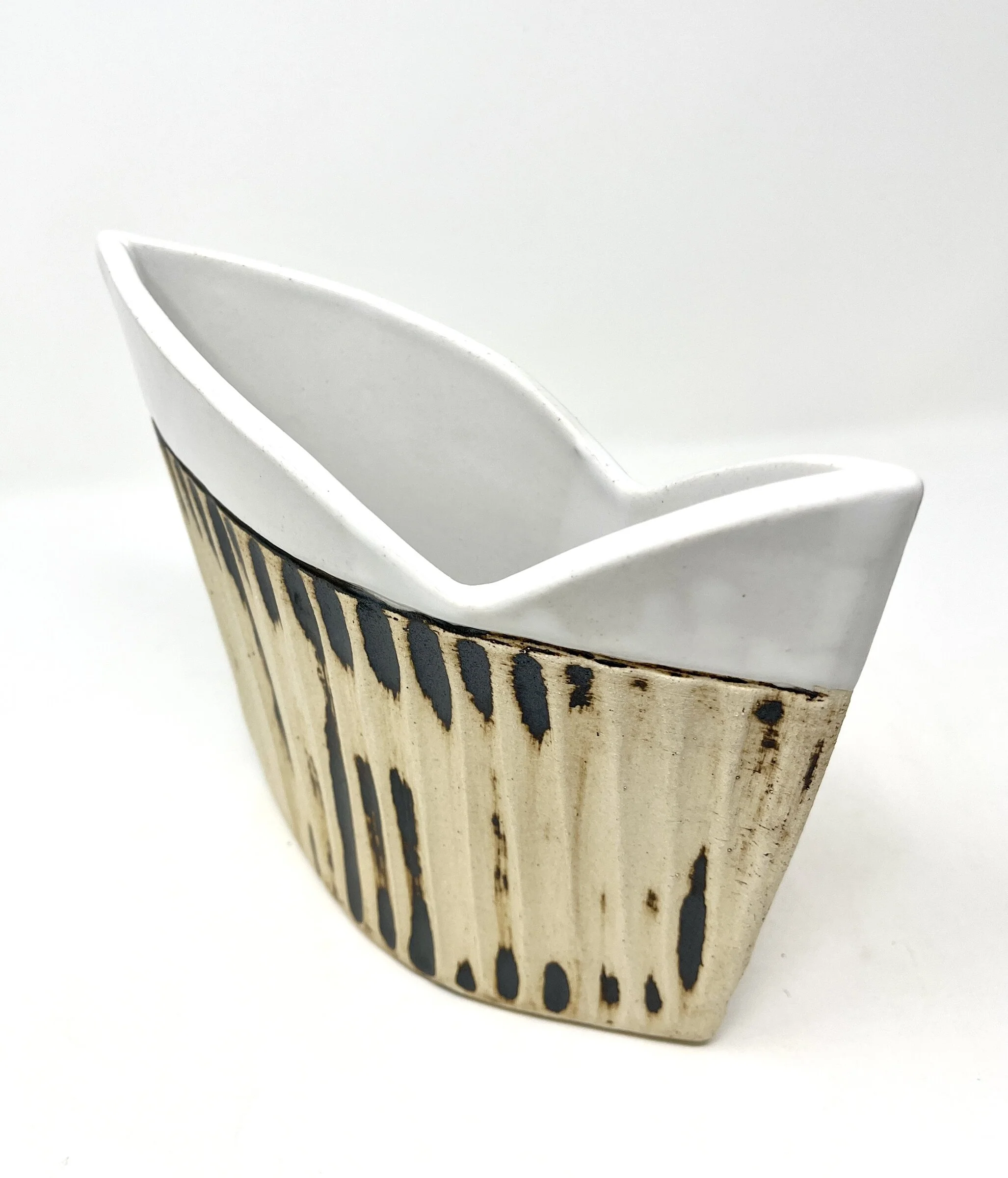 Envelope Vase - White