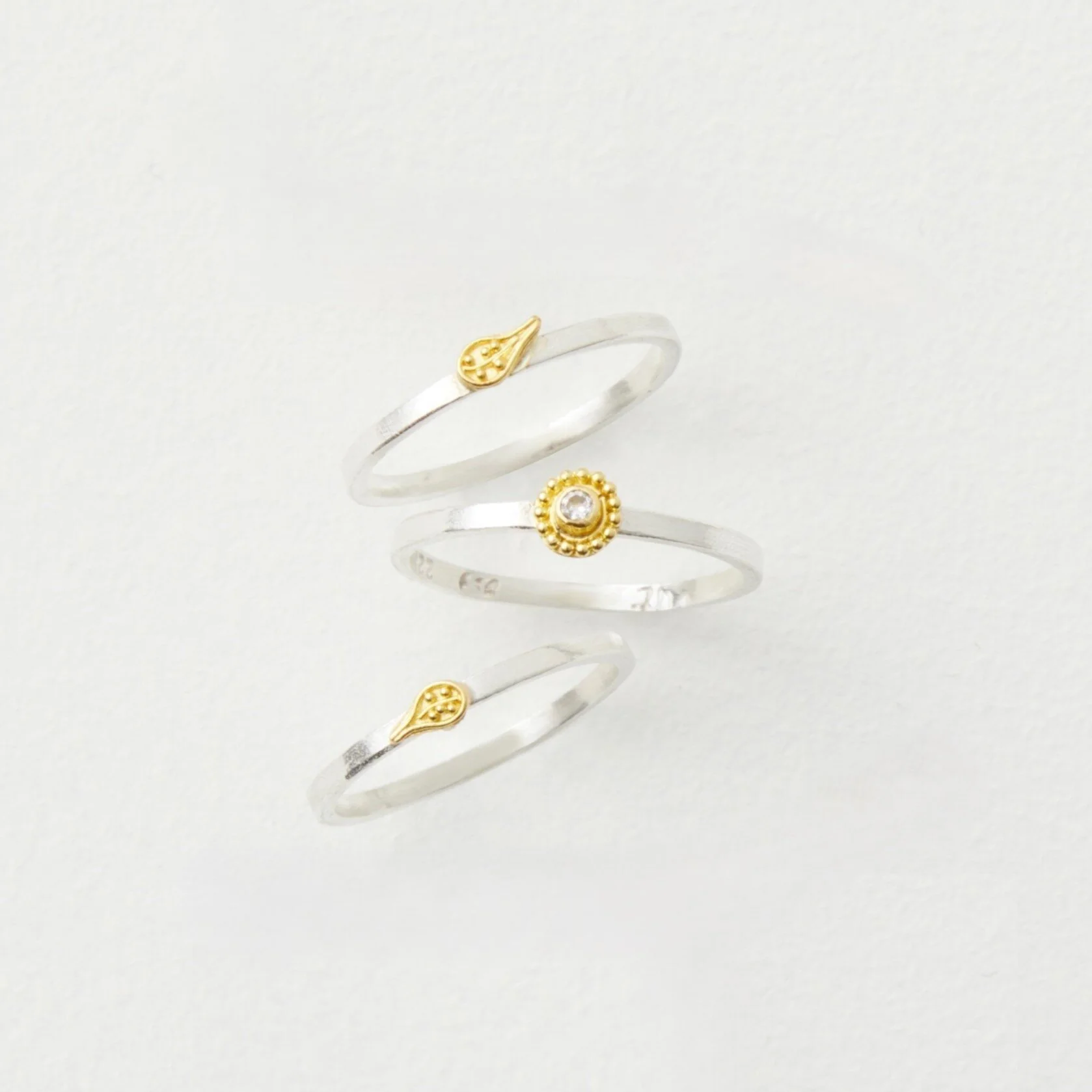 Falling Leaf Stacking Rings II - Image 2