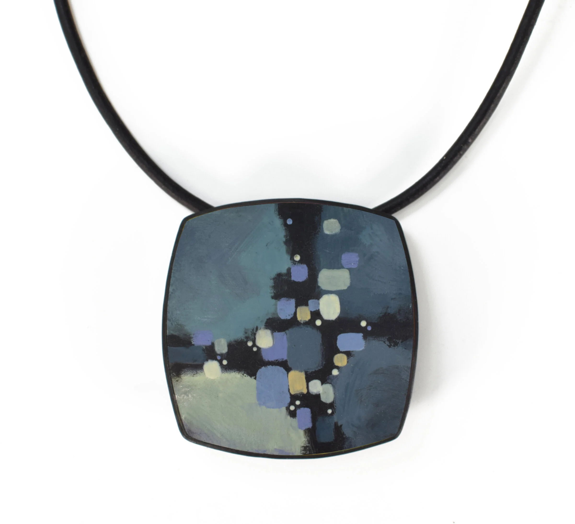 Famous Masters Pin & Pendant - Monet's Water Lilies, Small