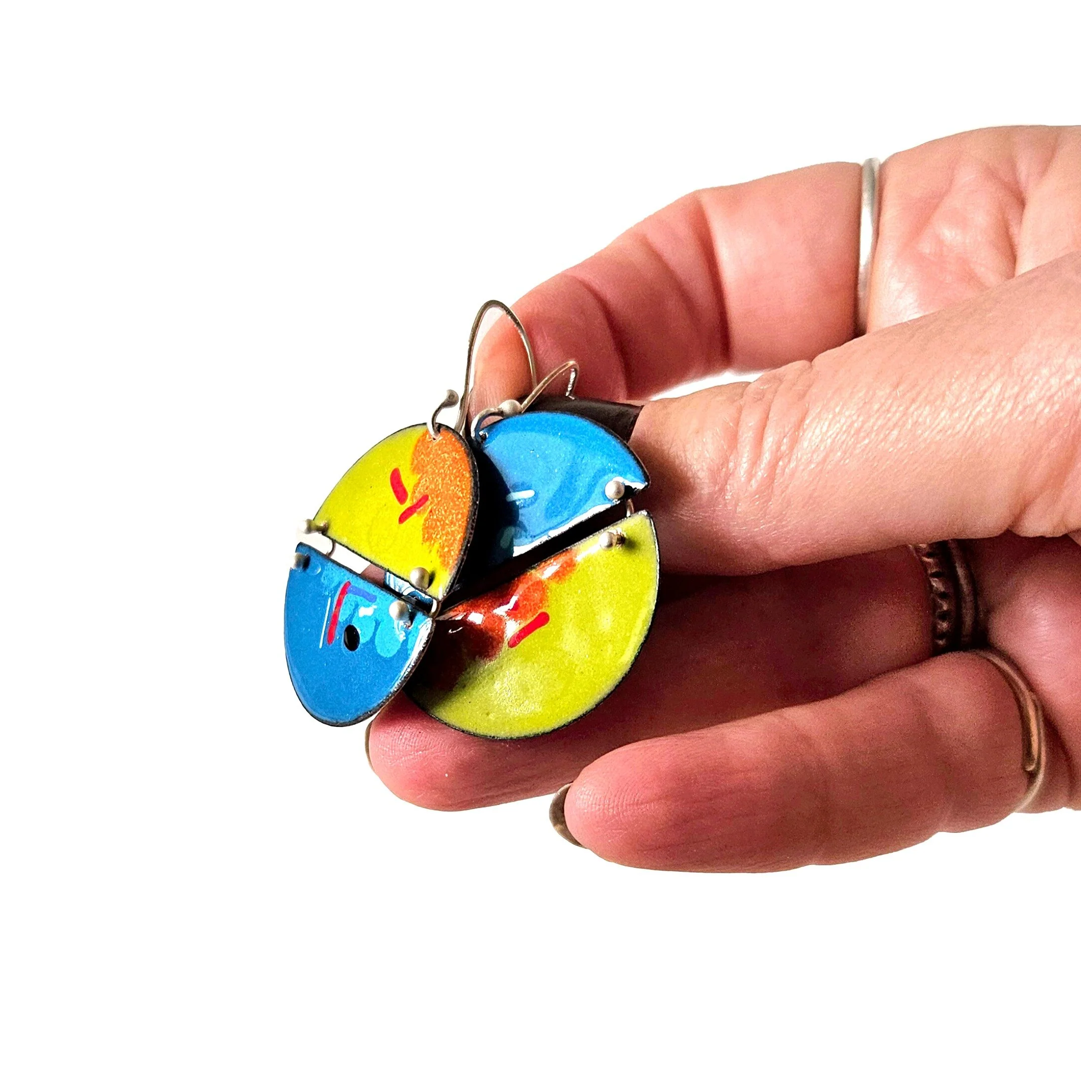 Festive Disc Earrings - Image 3