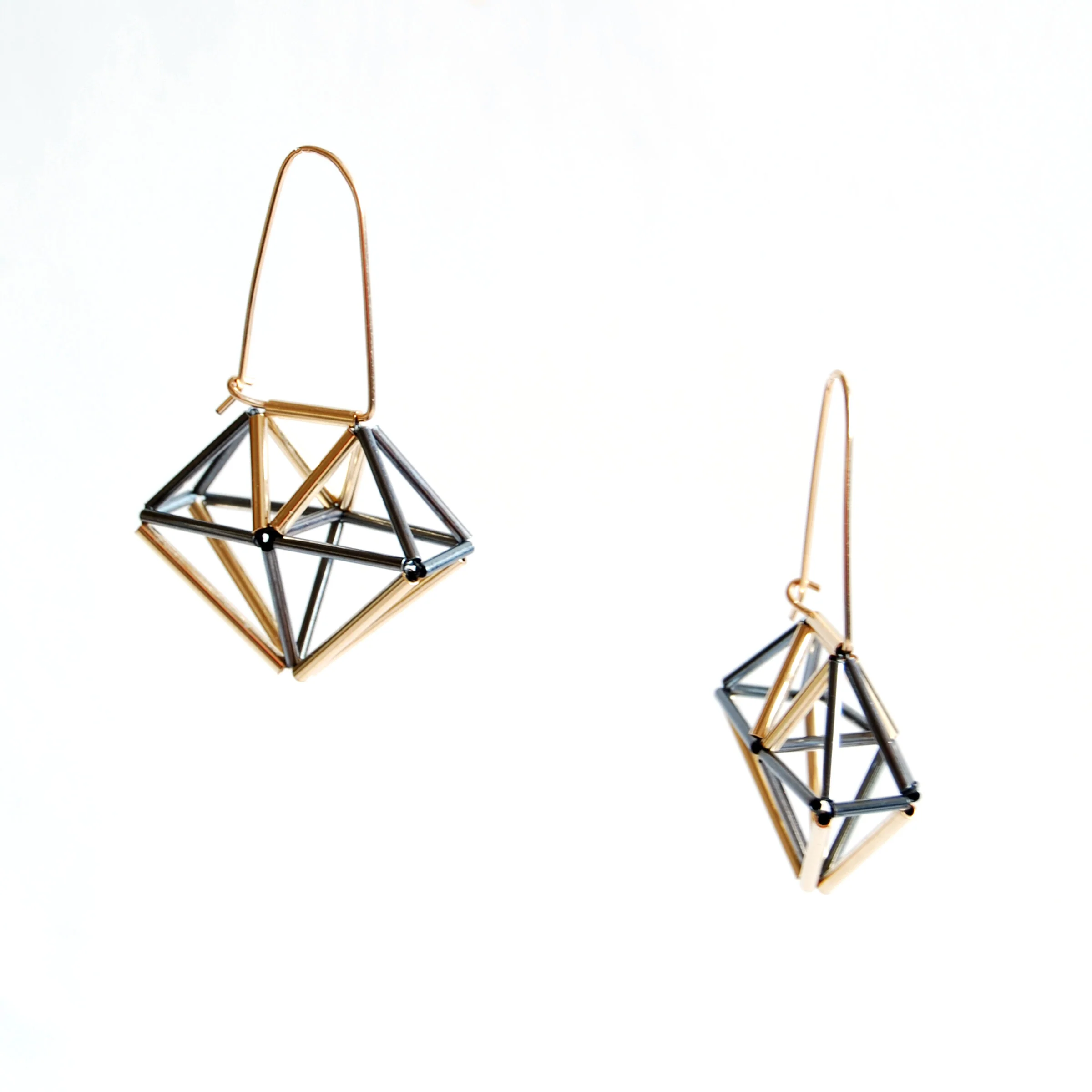 Flat-Top Diamond Earrings - Image 2