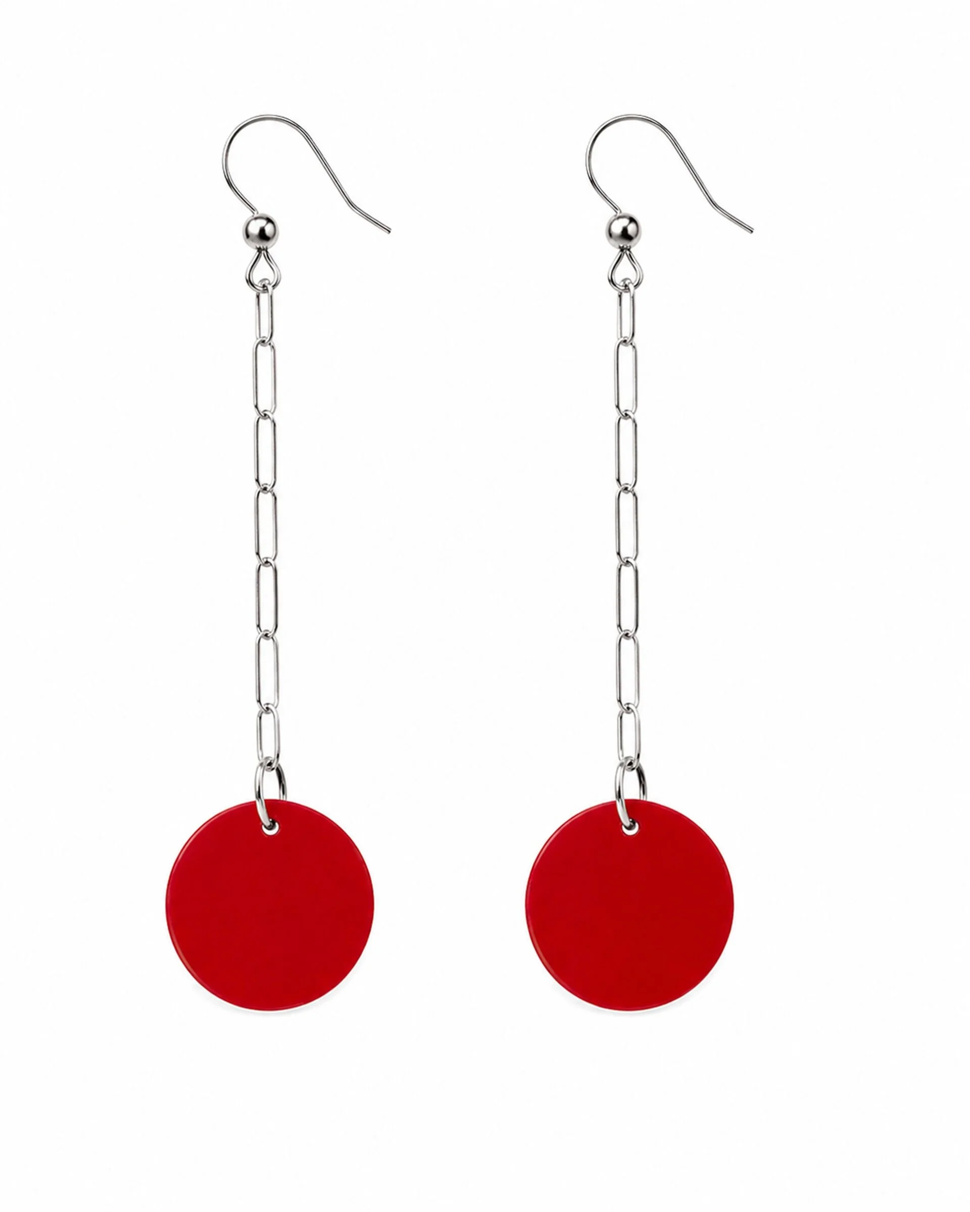 Floating Disc Earrings