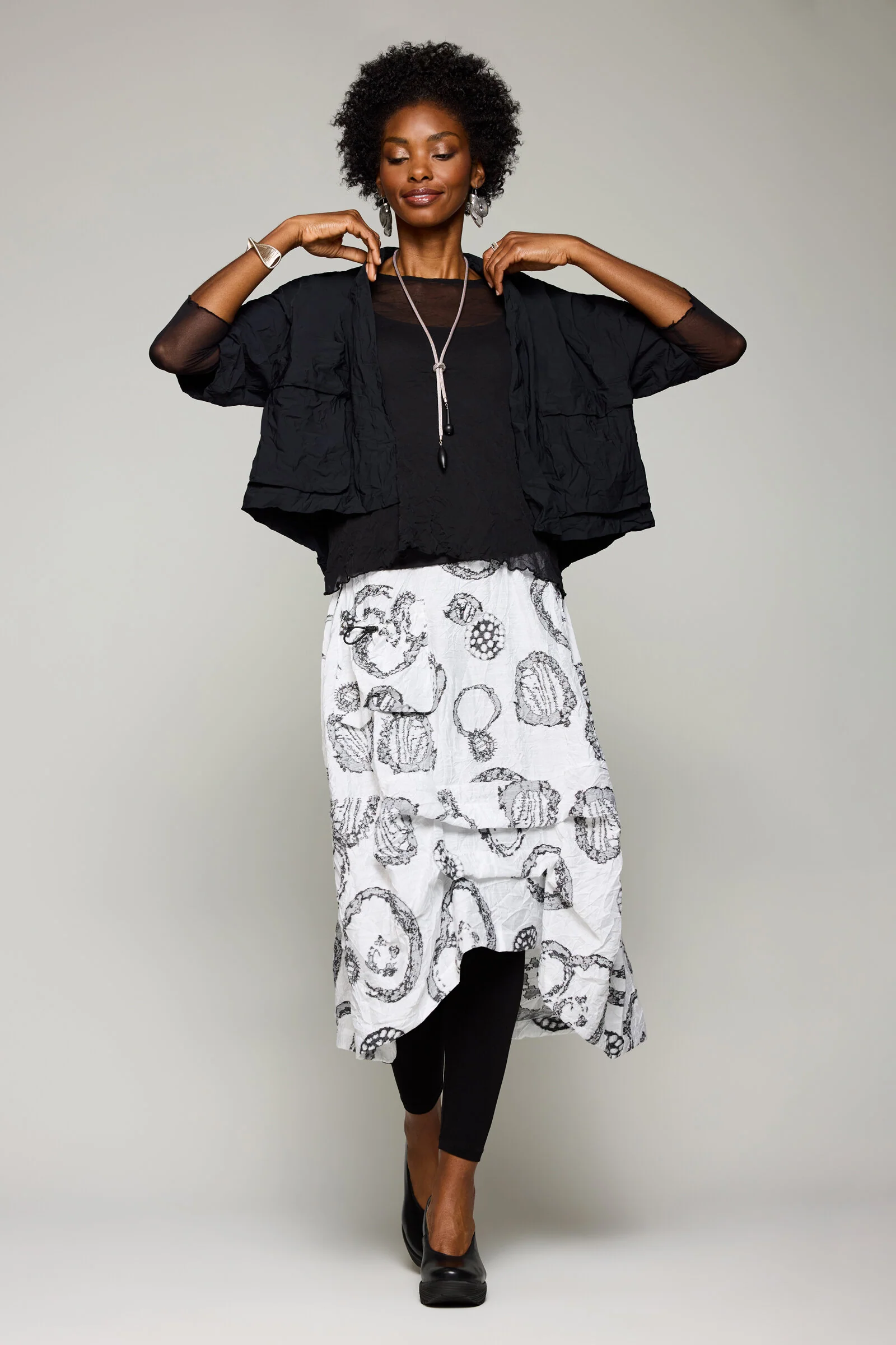 Frankie Skirt - Onyx Orb - Image 5