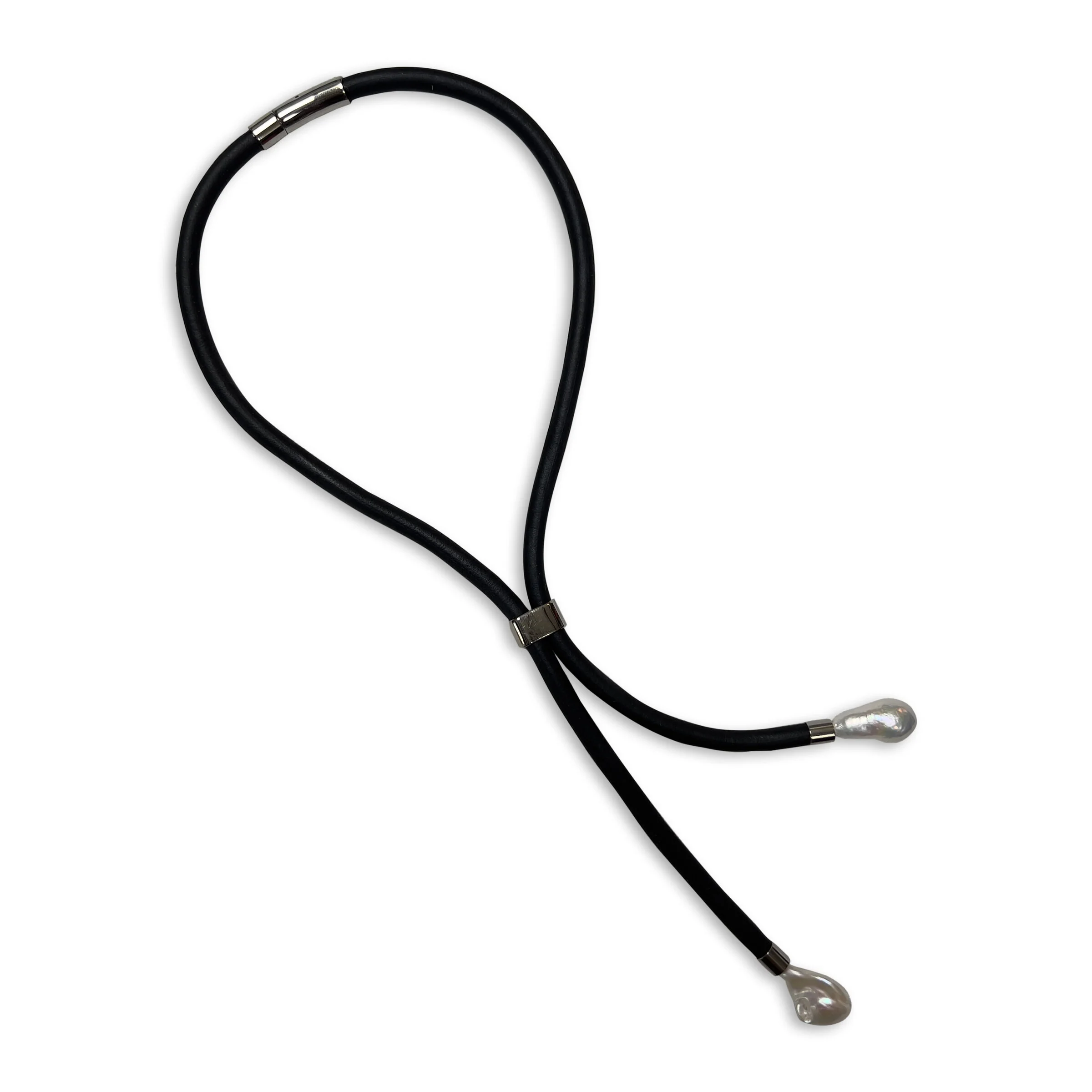 Freshwater Baroque Pearls Lariat - Image 4