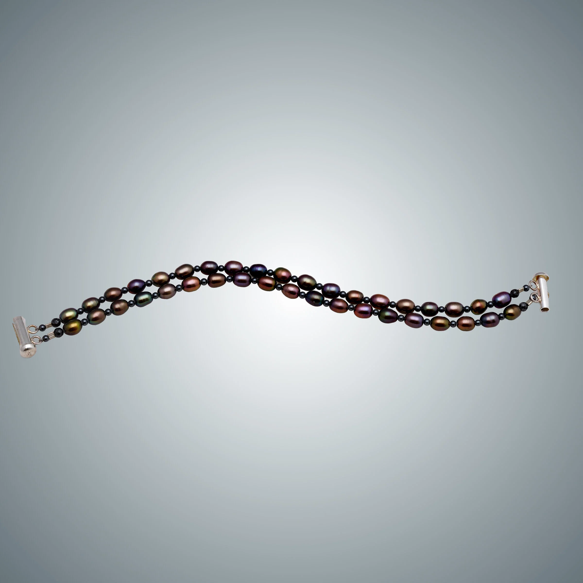 Freshwater Pearl and Sterling Bracelet