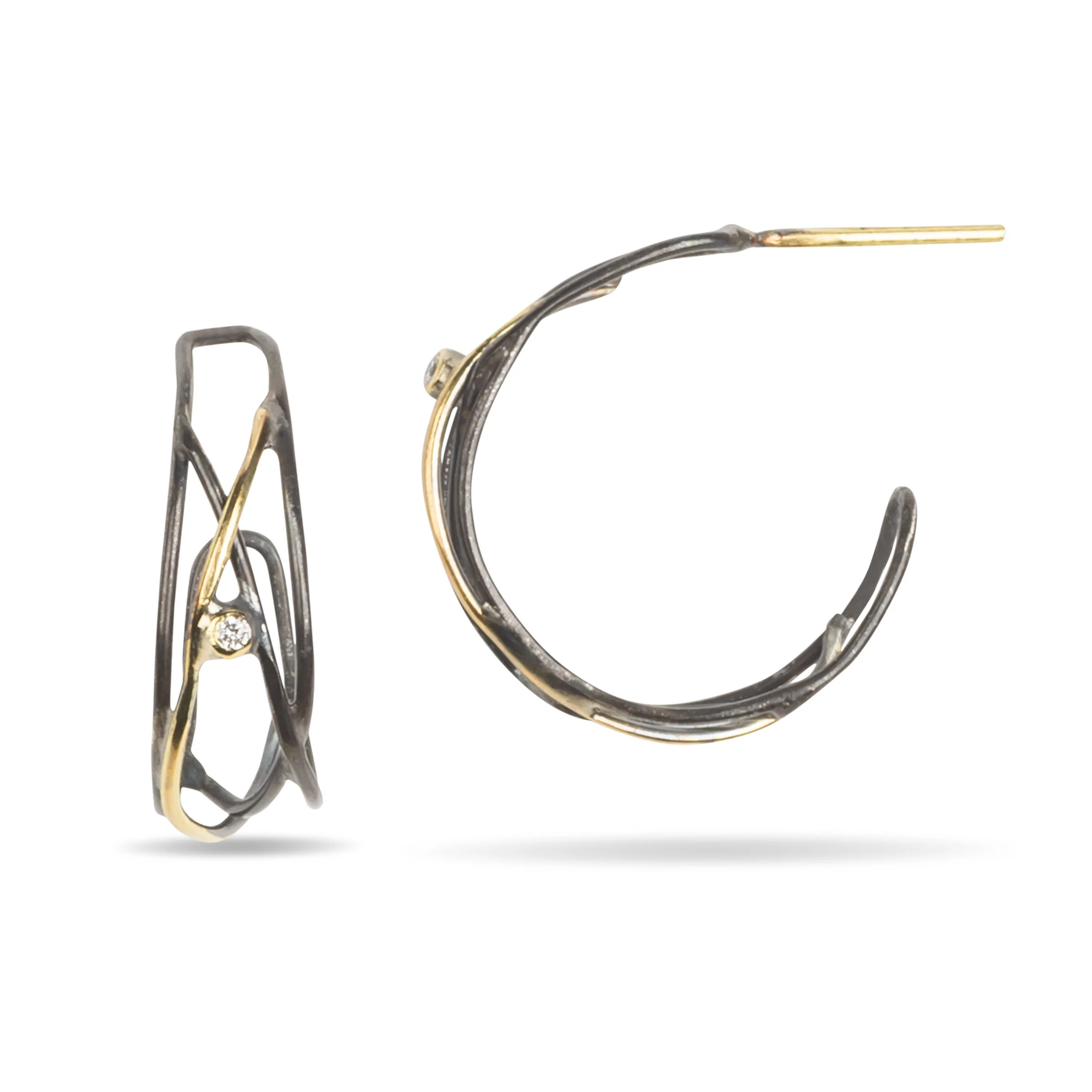 Galaxy Hoop Earrings - Galaxy Hoop Earrings