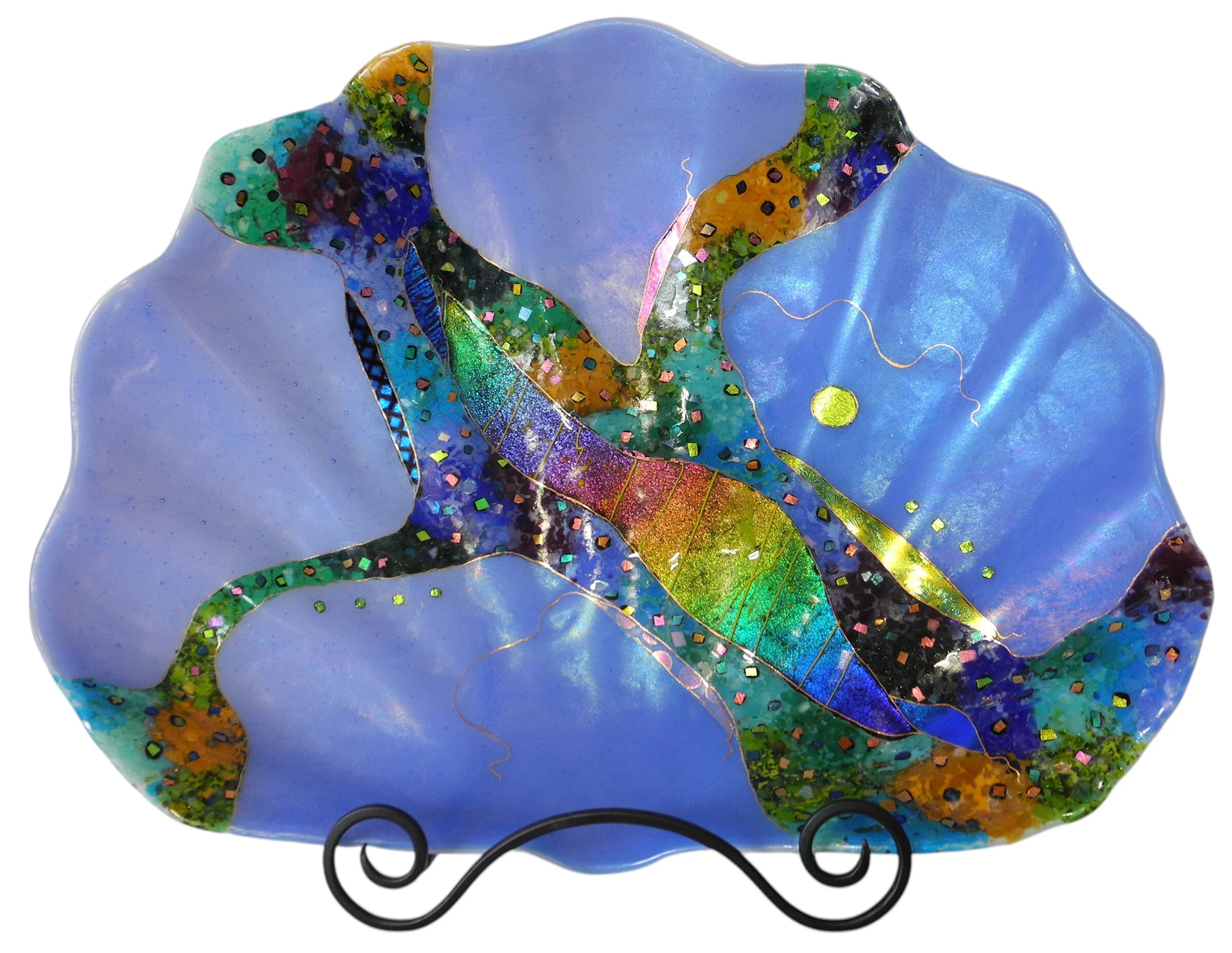 Giant Shell Bowl - Soft Blue