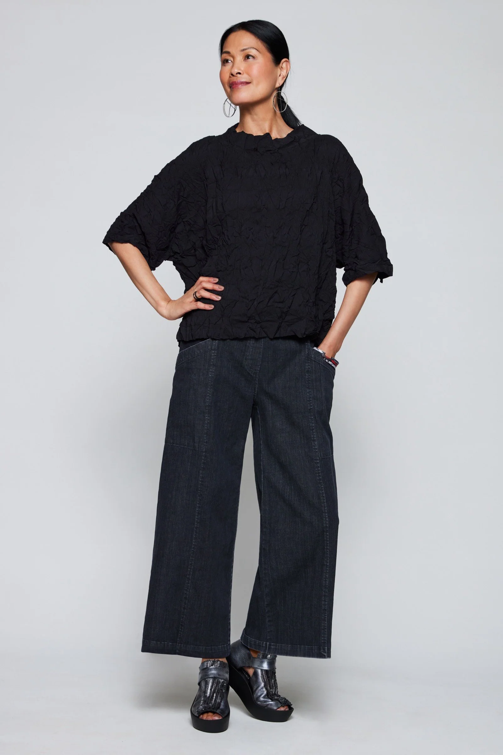 Gillian Top - Black - Image 3