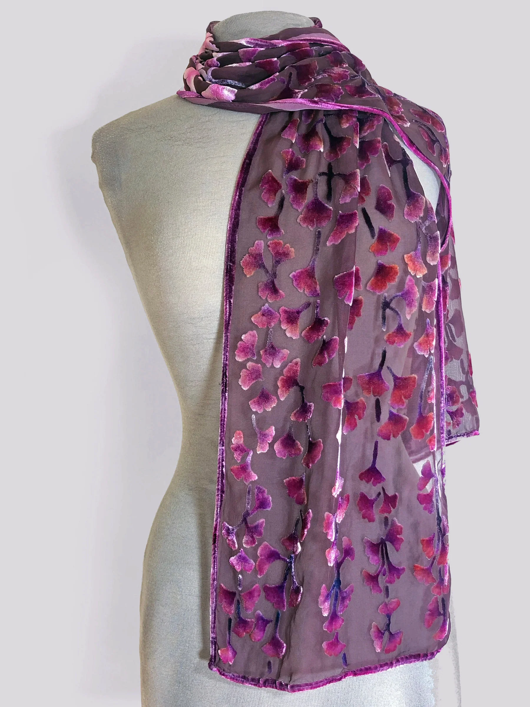 Gingko Leaf Scarf