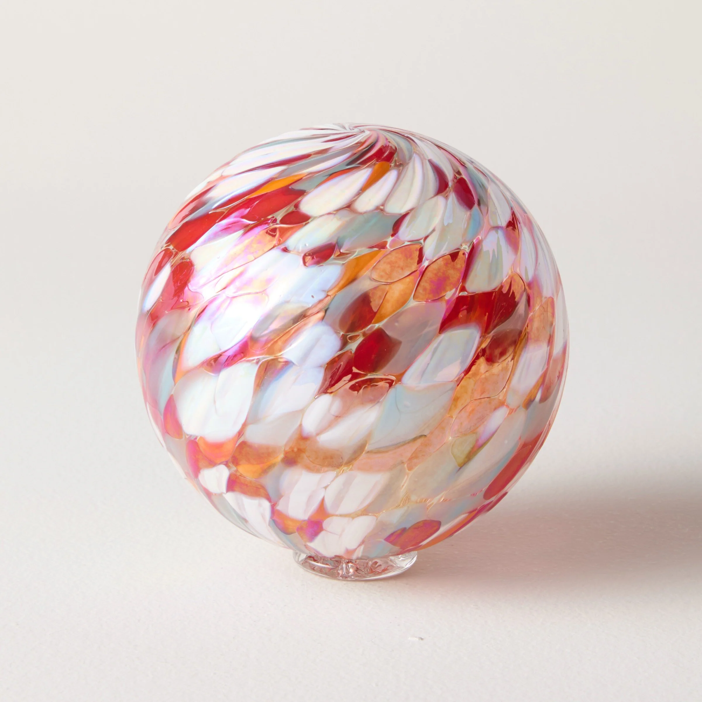 Glass Gazing Orb - Coral Reef