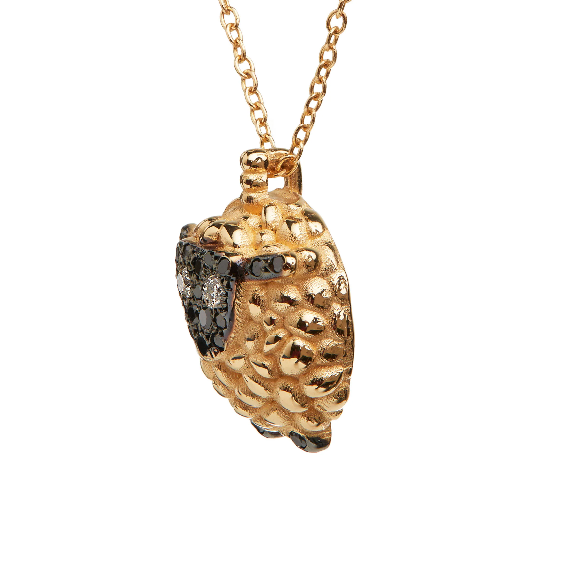 Gold and Diamond Sheep Necklace - Image 2