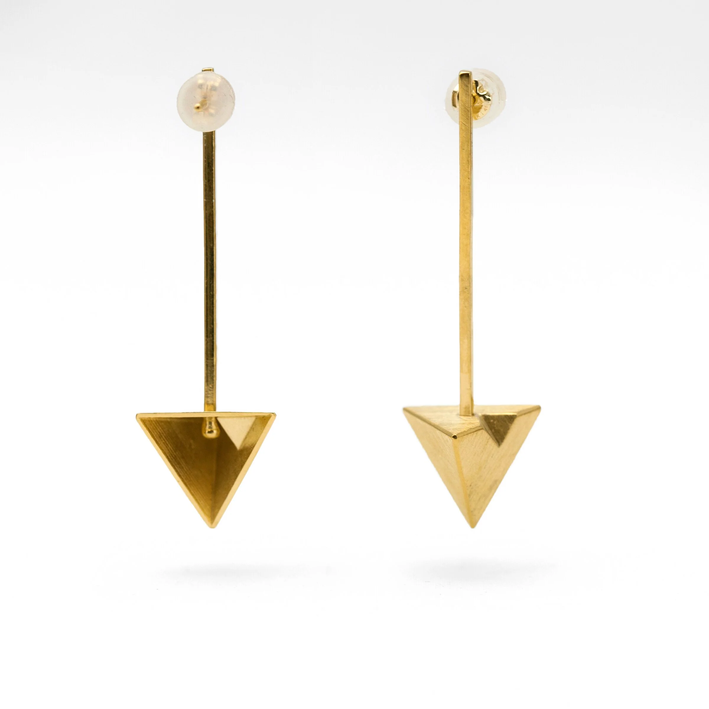 Dangle Triangle Earrings - Image 5