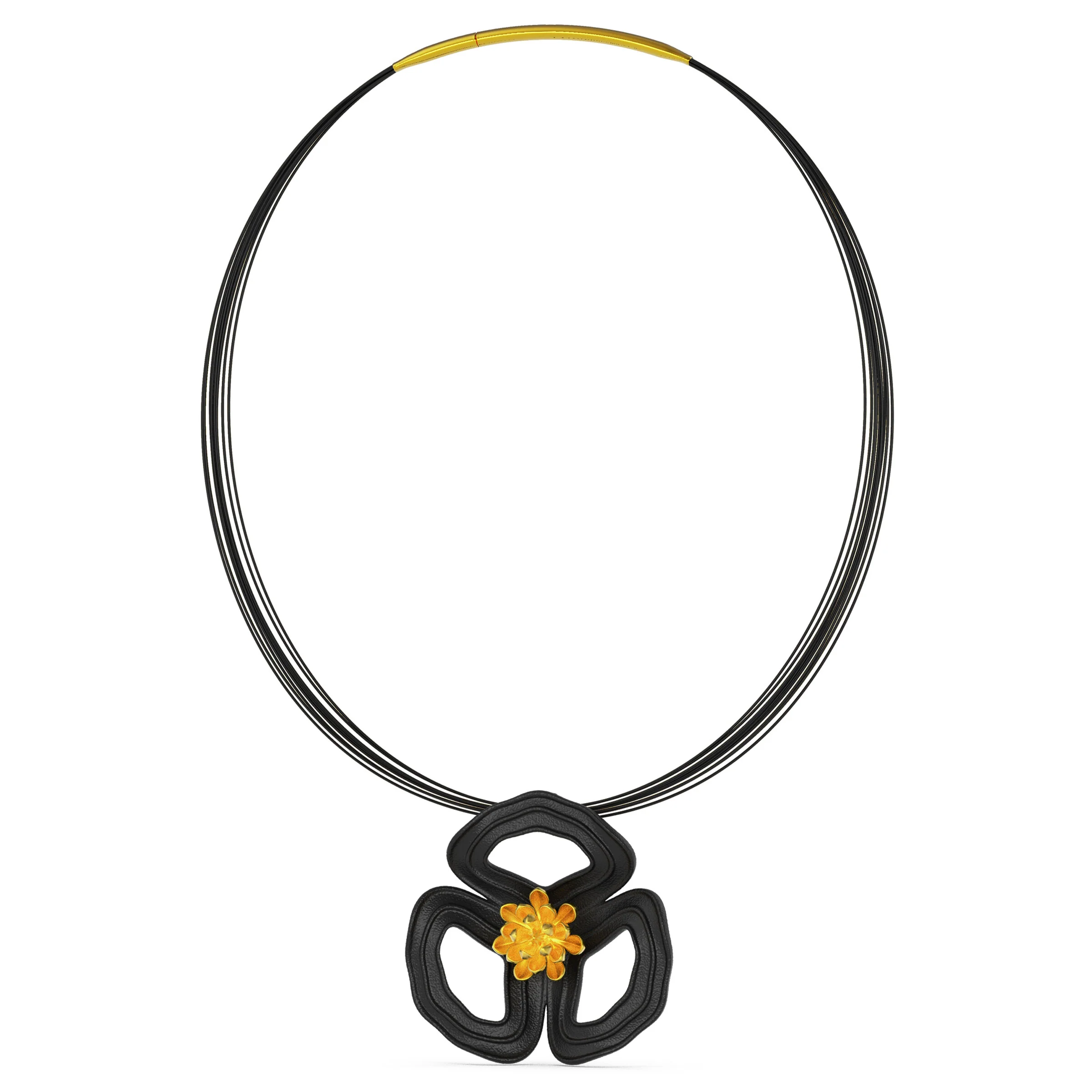 Gold Poppy Pendant - Image 2