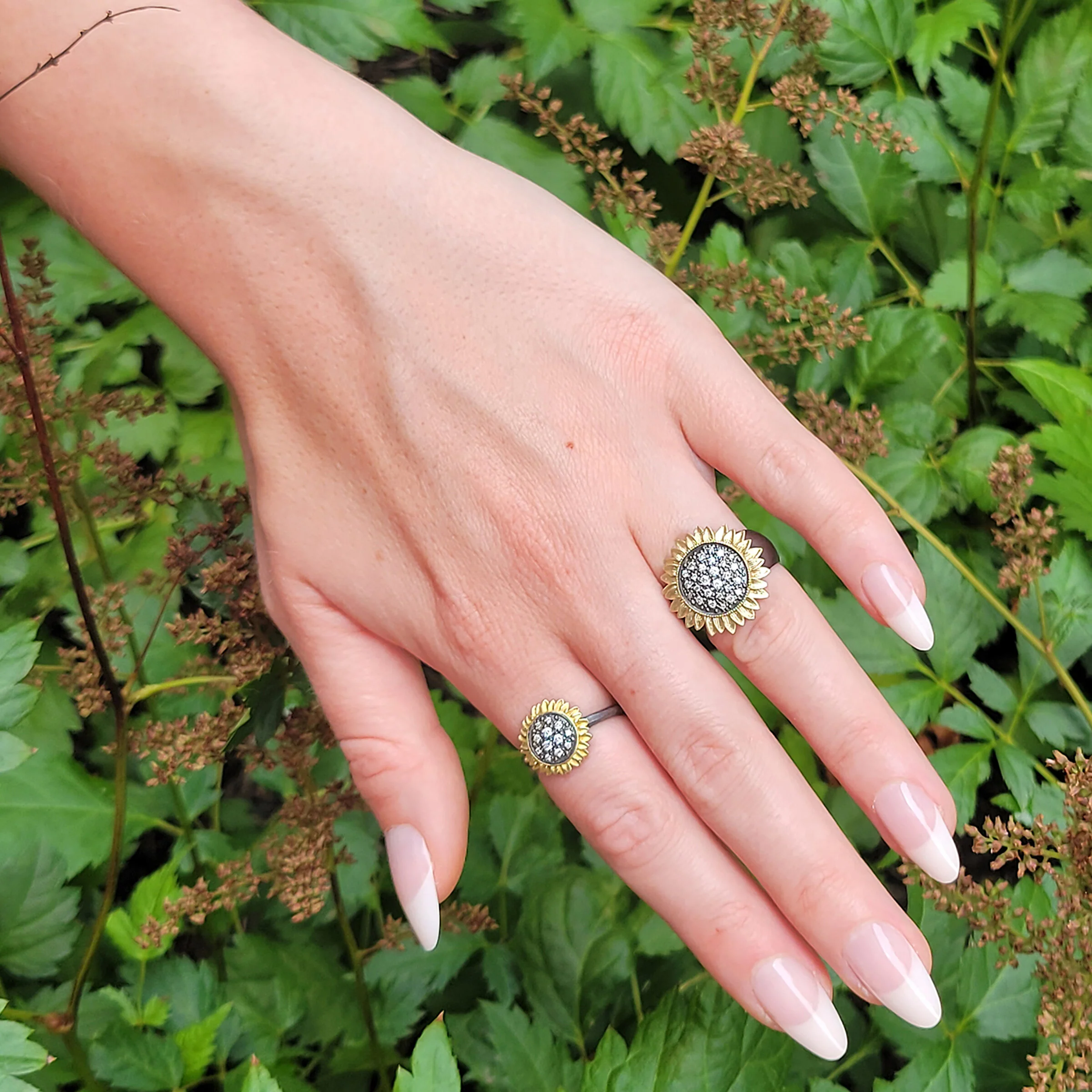 Small Sunflower Ring - Image 2