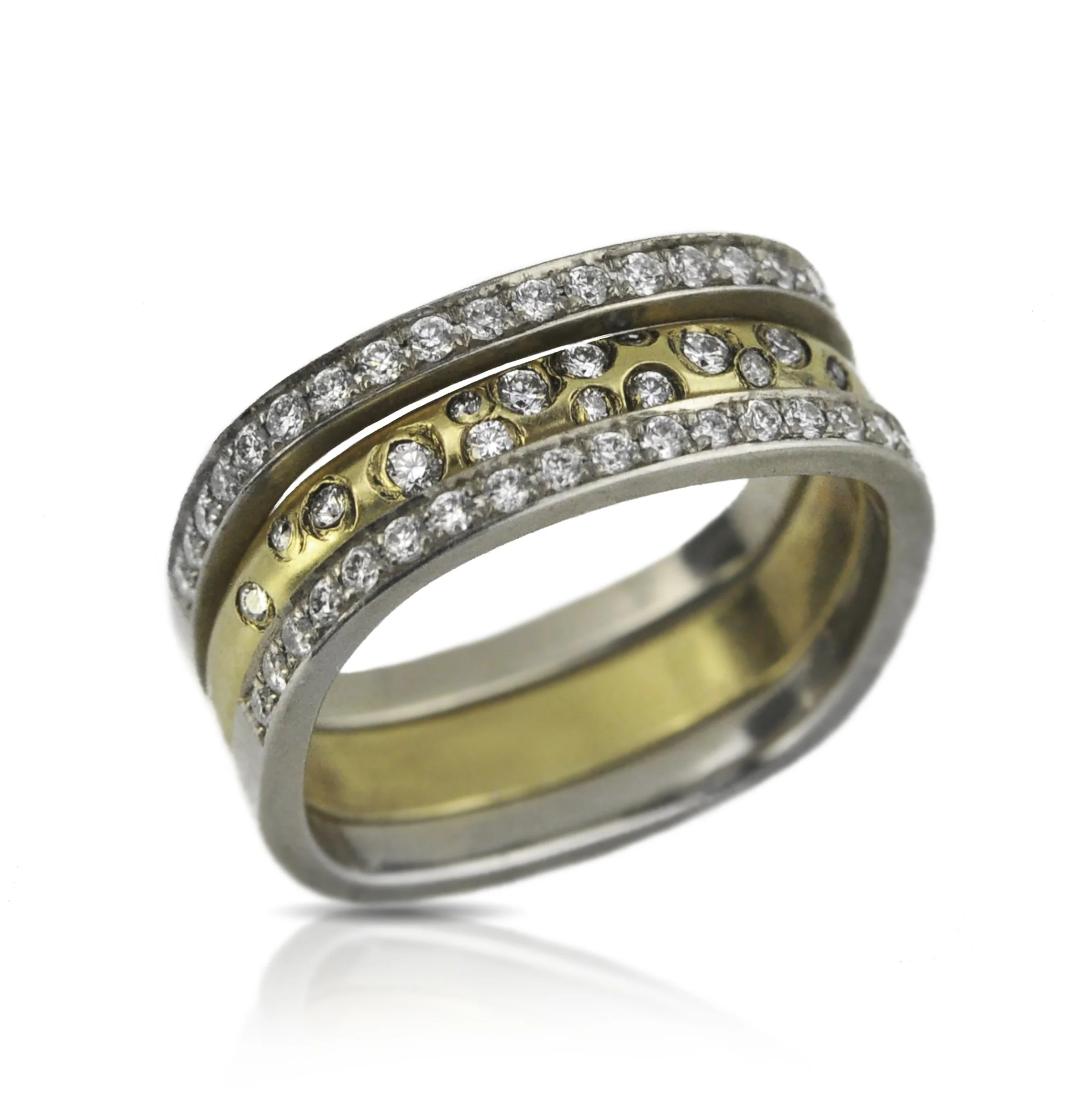 Square Pave Diamond Band - Image 3