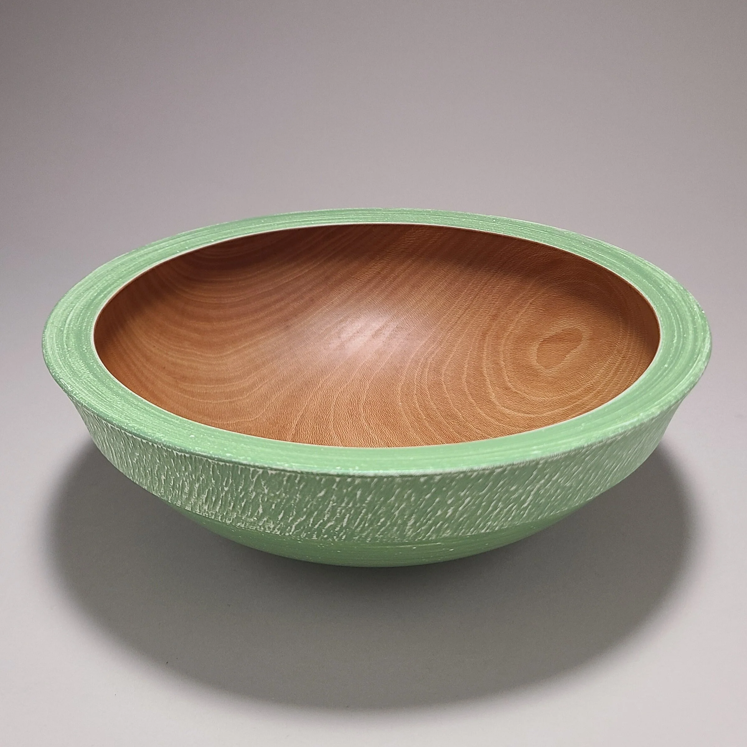 Green and White Sycamore Bowl