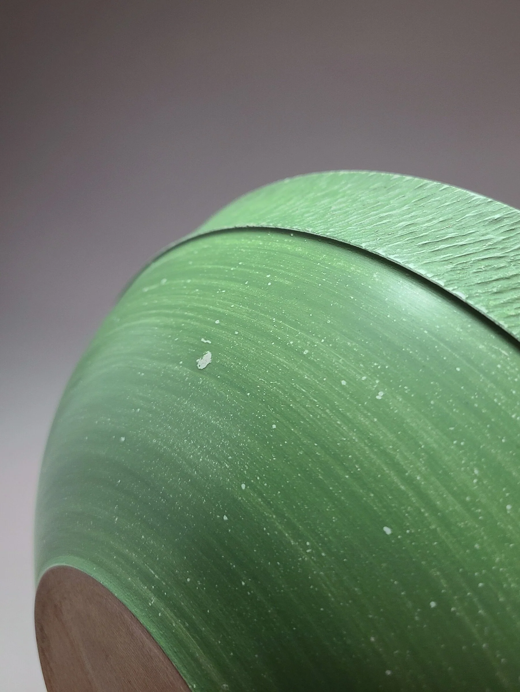 Green and White Sycamore Bowl - Image 3