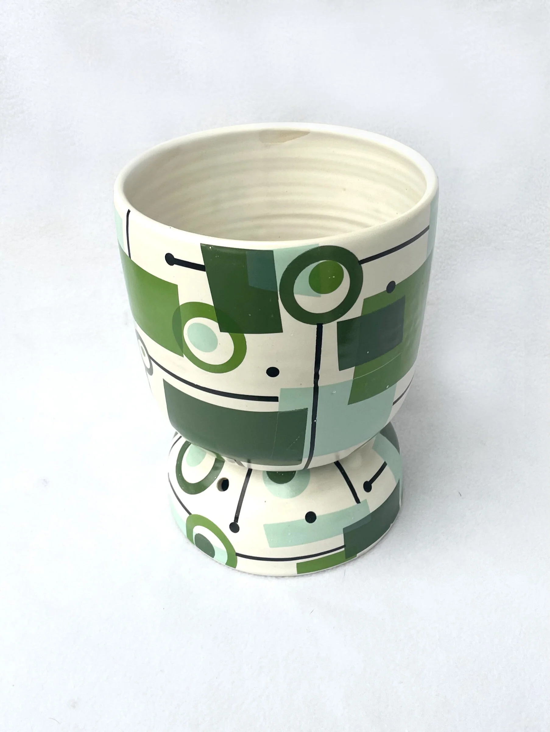 Green Mod Vase - Image 2