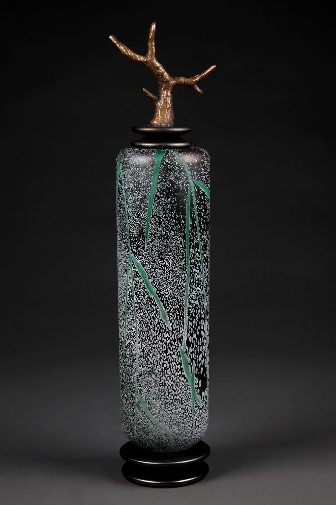 Green Tall Cylinder