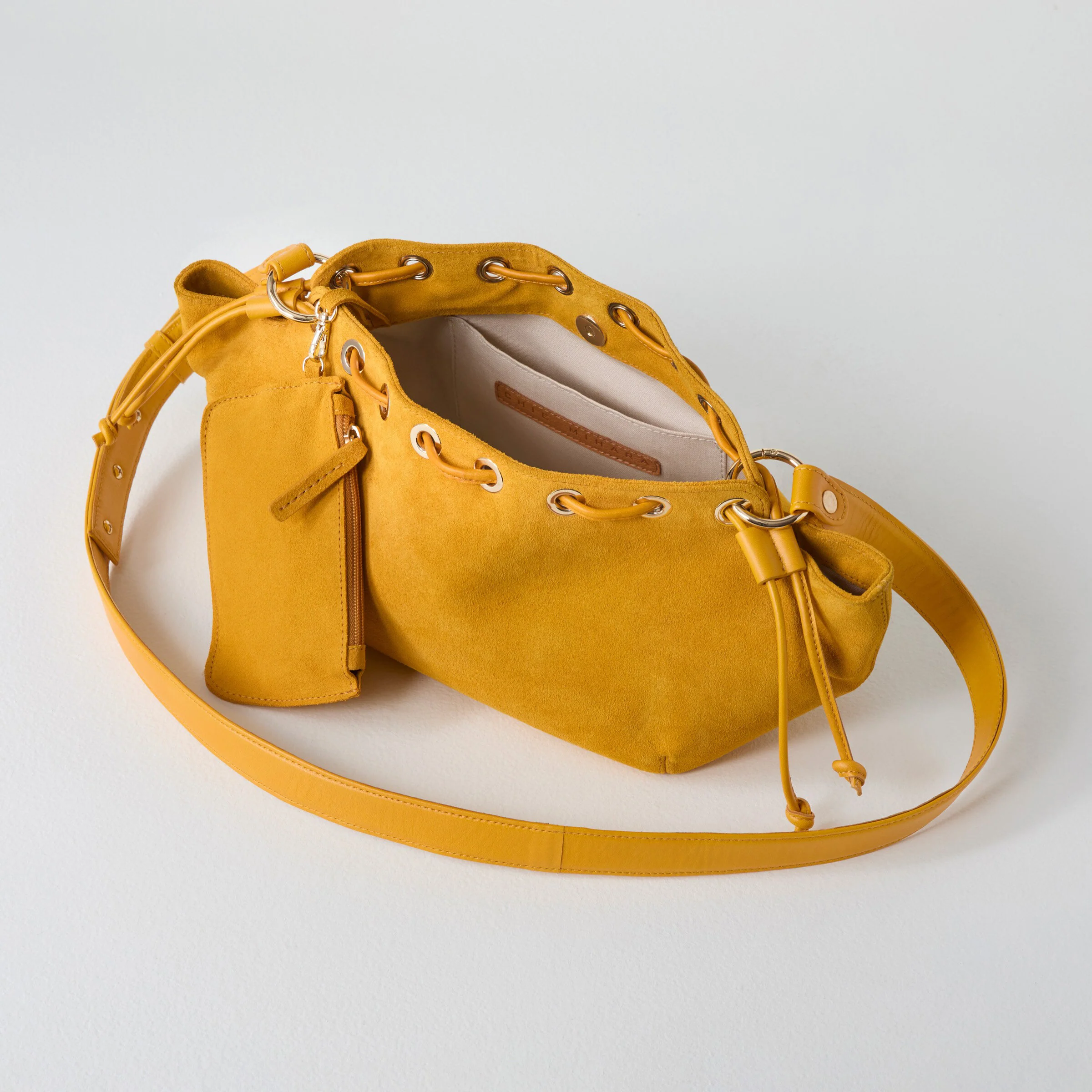 Suede East West Bag - Image 2