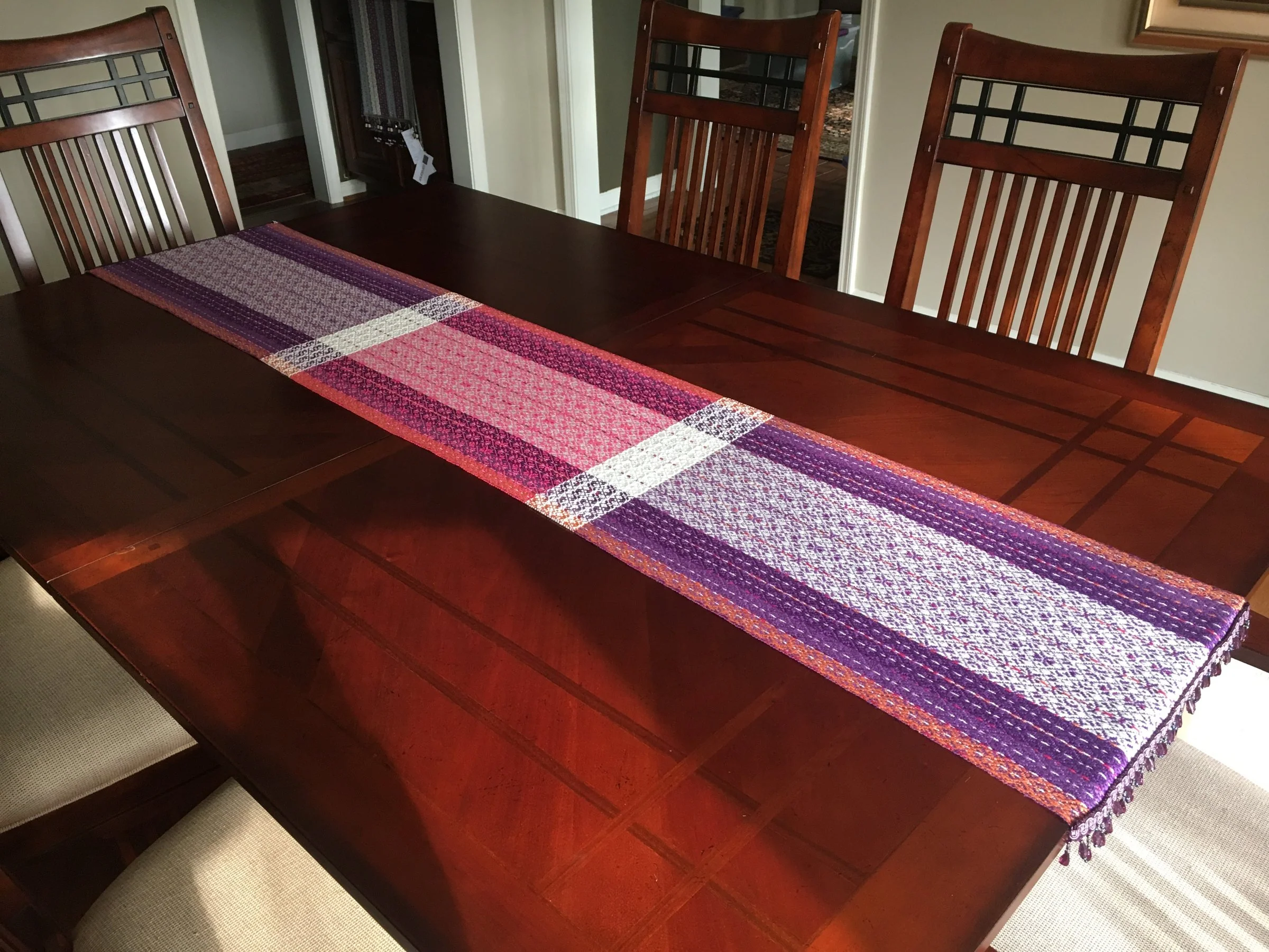 Handwoven Reversible Formal Table Runner - Image 2