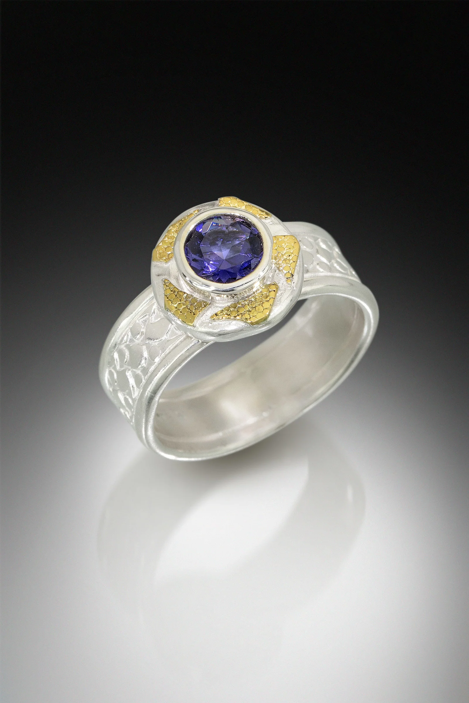 Happy Iolite Ring