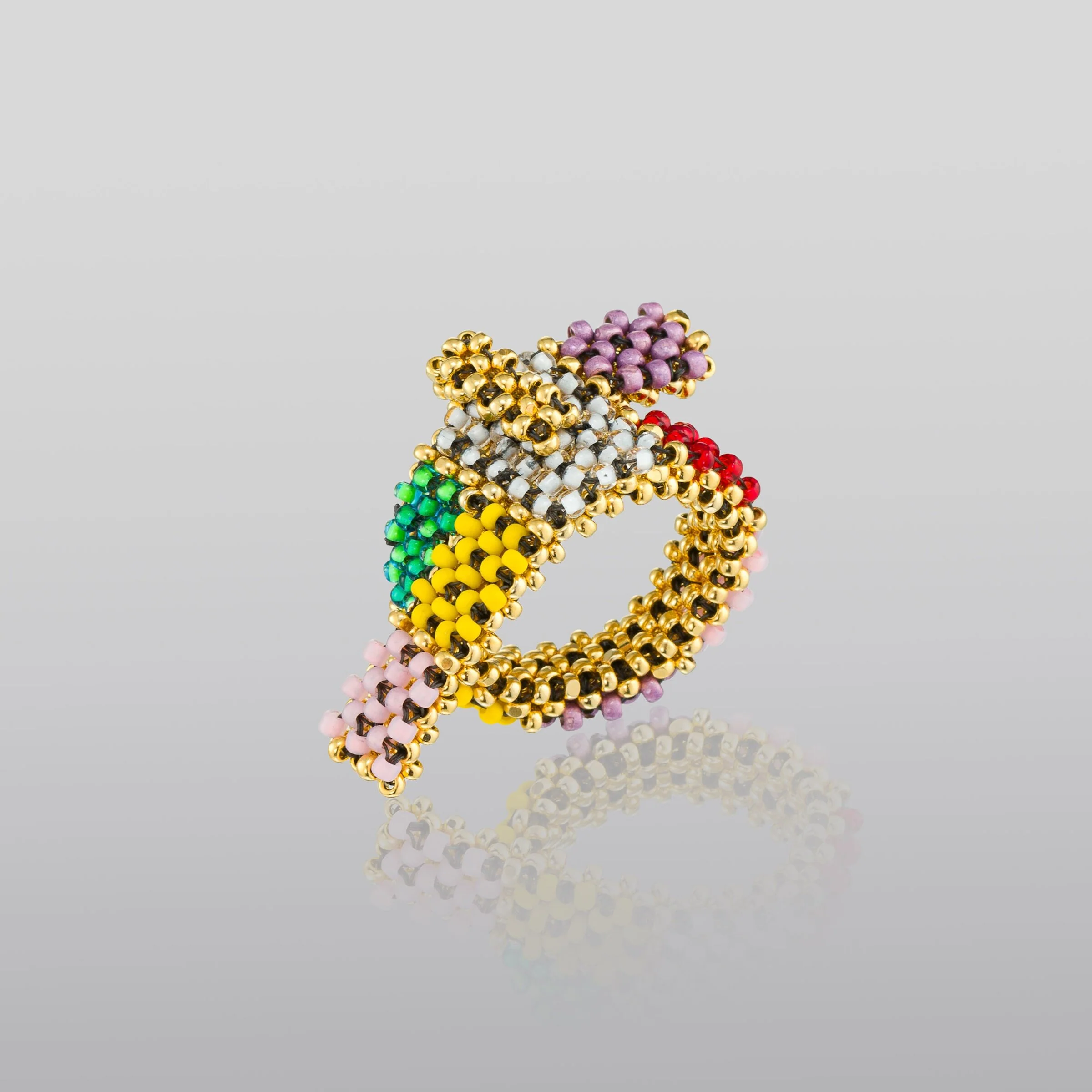 Harlequin Ribbon Ring - Image 2