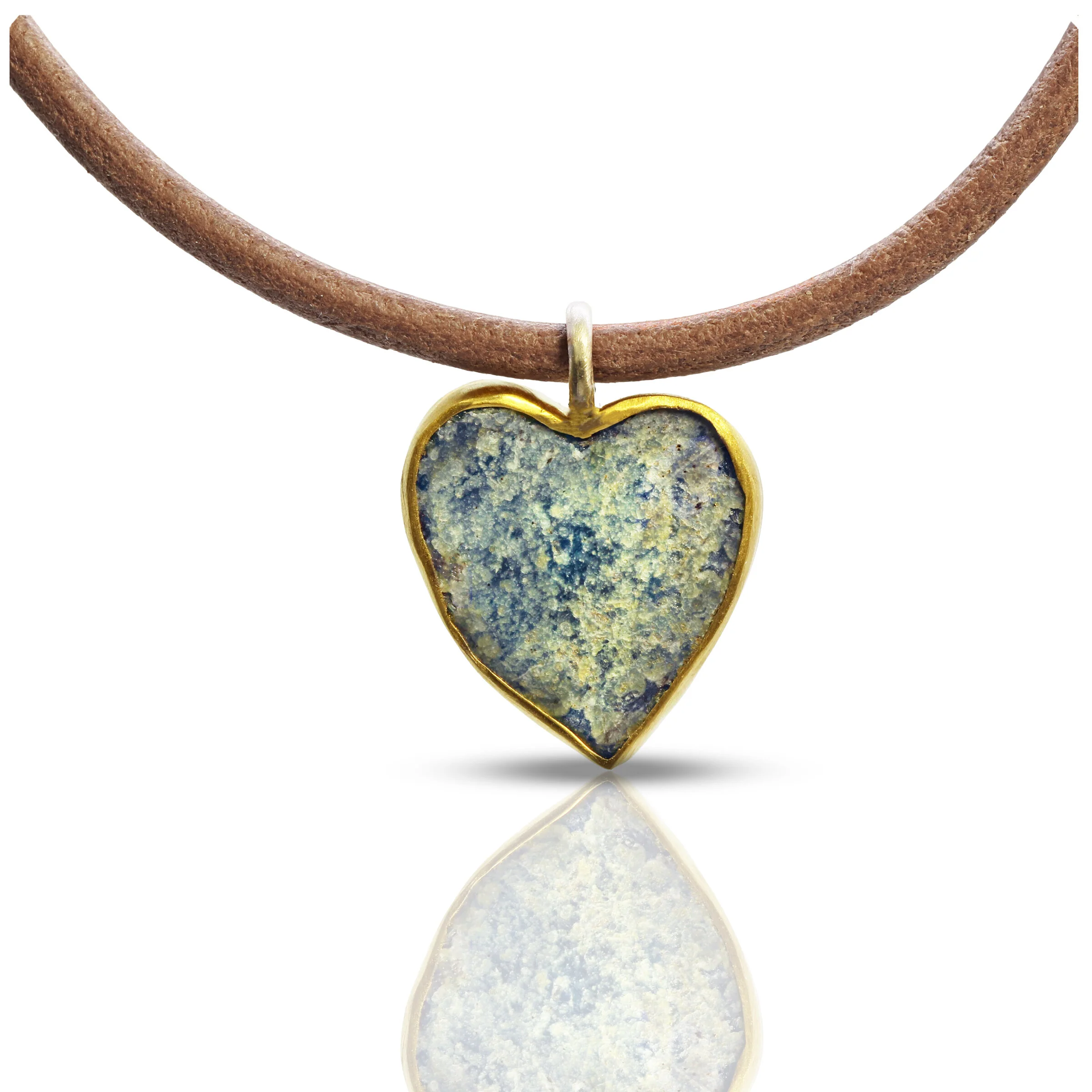 Heart of Ancient Glass Necklace
