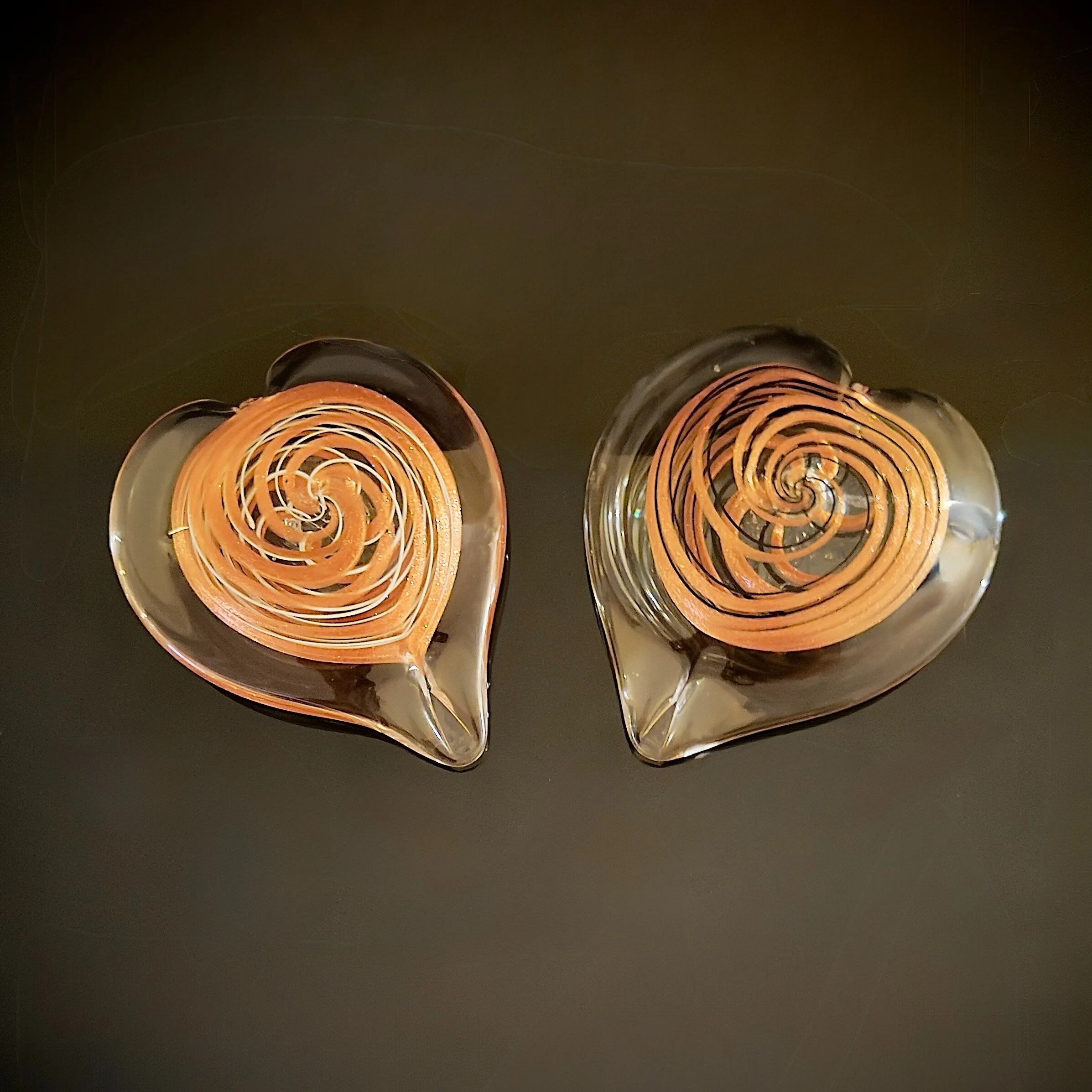 Hearts of Gold Aventurine - Black Cane and Gold Spiral - Image 2