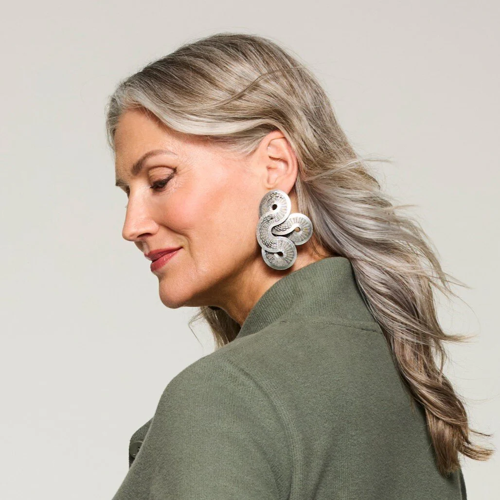 Heartthrob Earrings - Silver Metallic - Image 2
