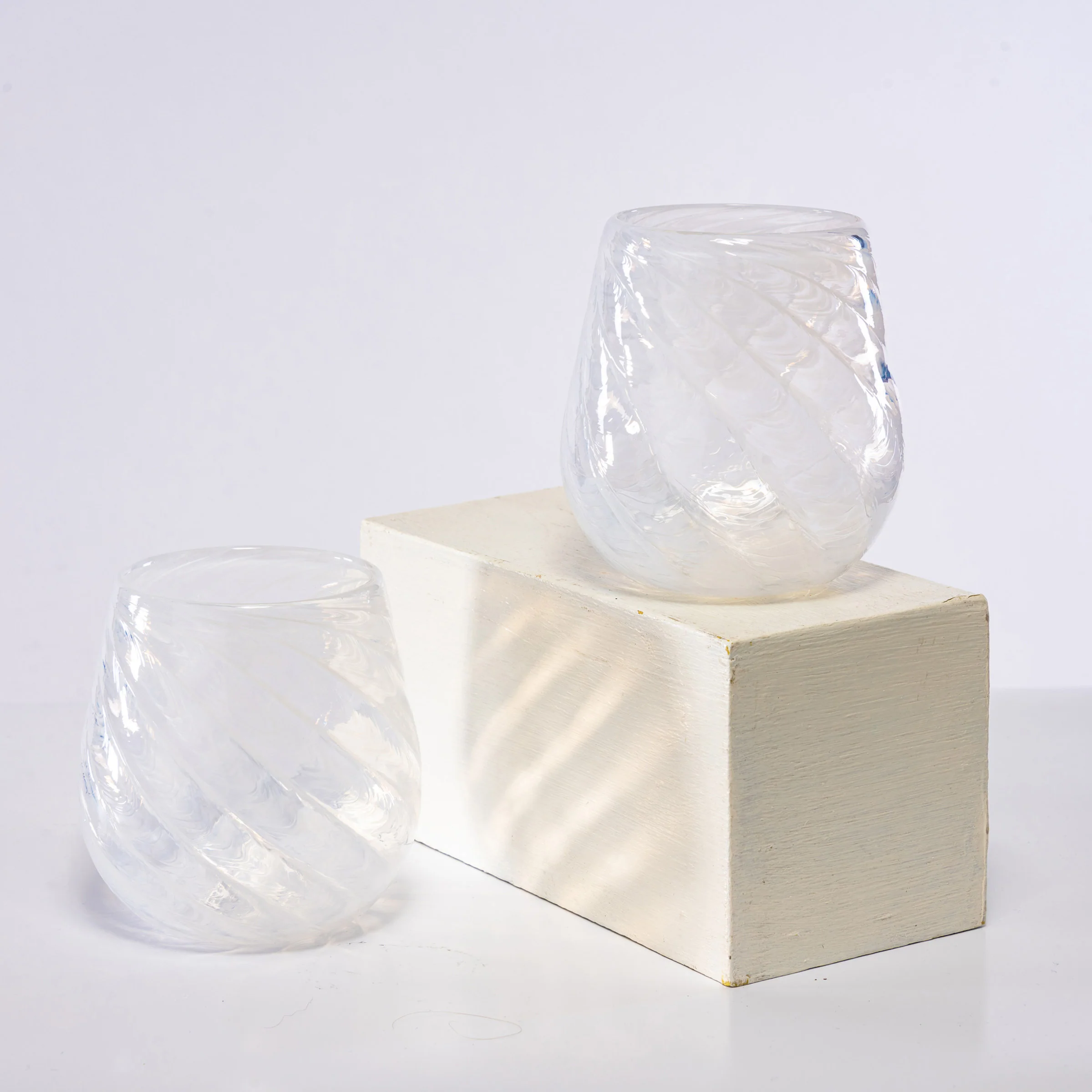 High Tide Stemless Wine Glass - Moonstone