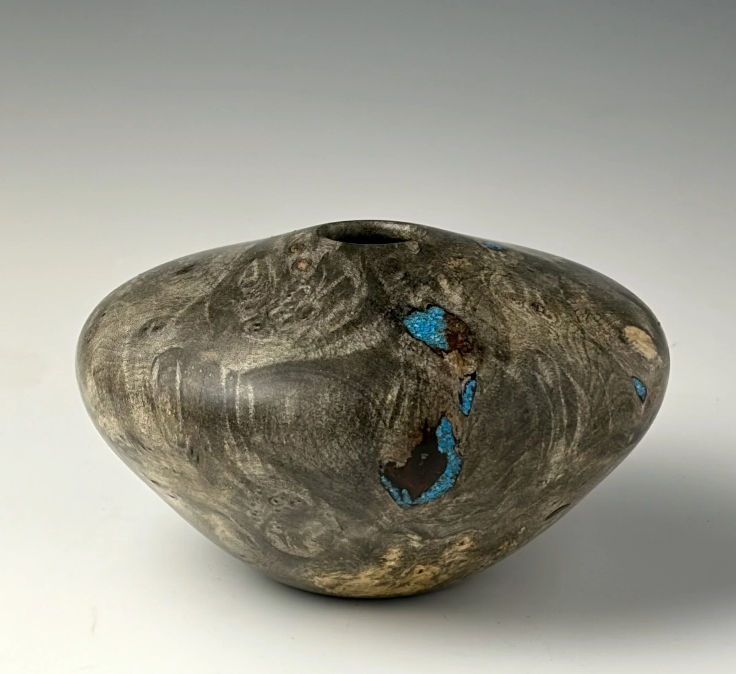 Hollow Form Turned from Buckeye Burl I - Image 4