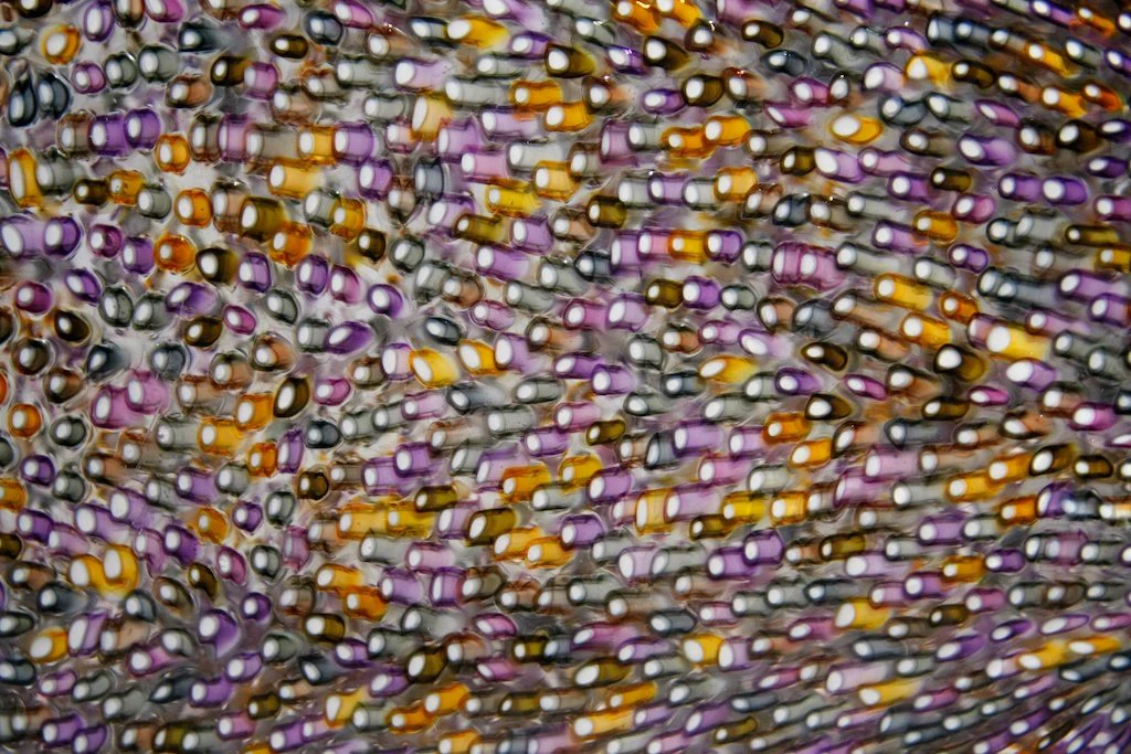 Hyacinth, Gold, and Gray Piscine - Image 5