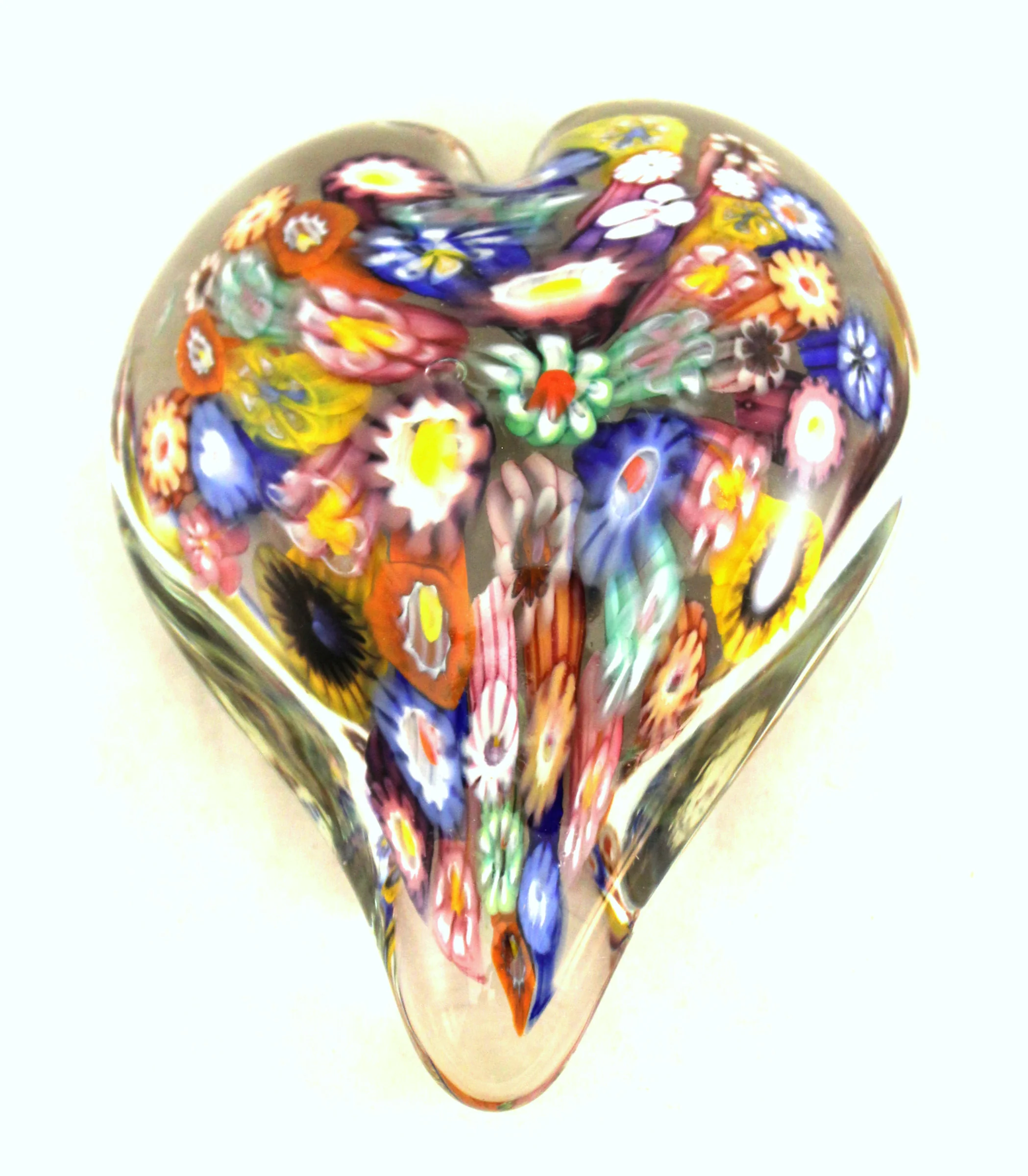 Impressionist Heart Paperweight - Large