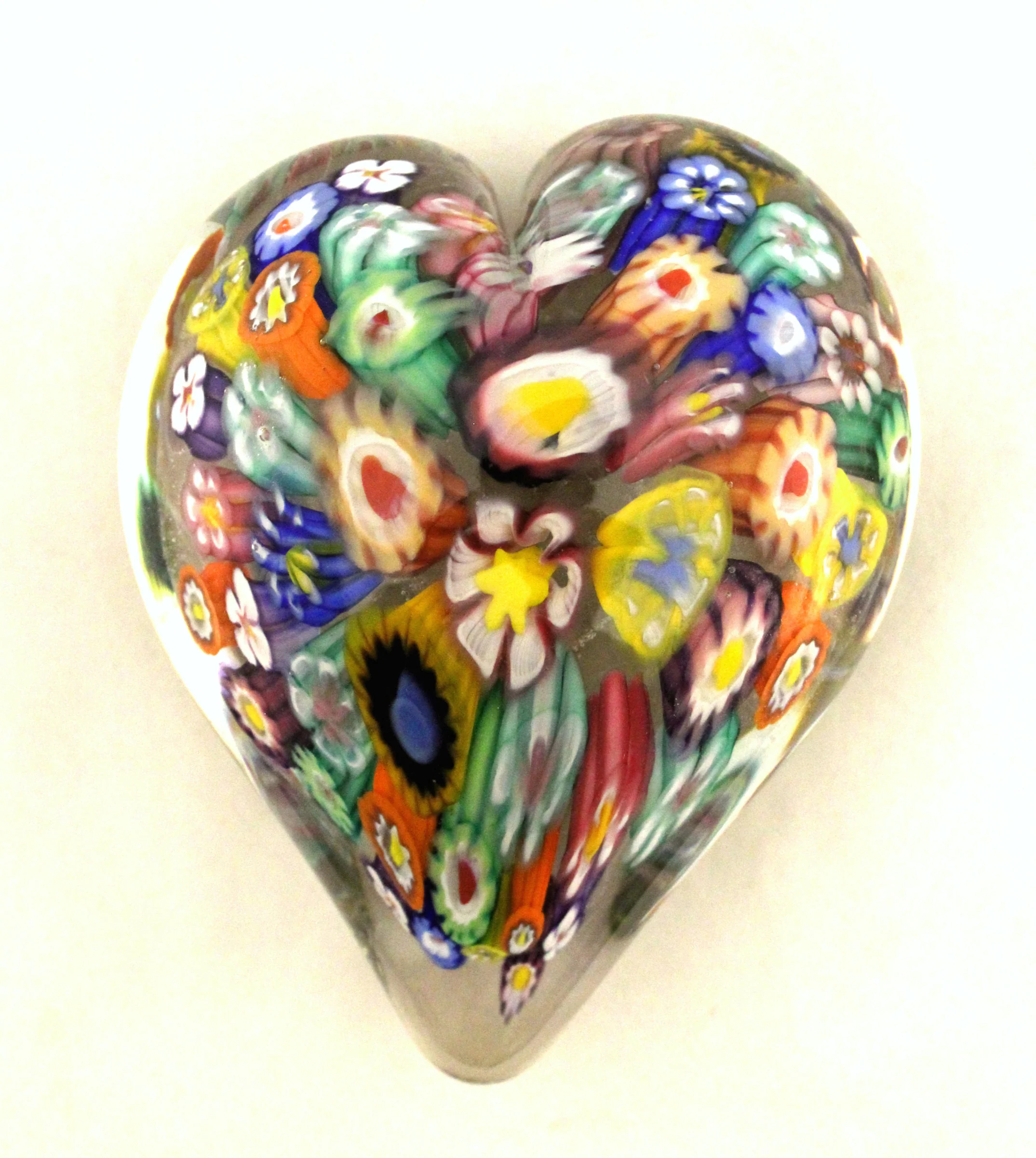 Impressionist Heart Paperweight - Large - Image 2