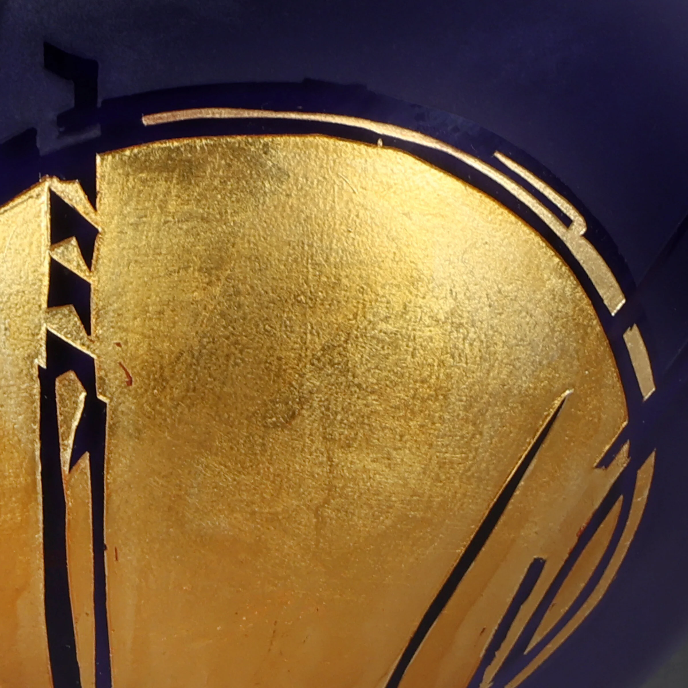 Indigo & Gold Large Archival Vessel - Image 2
