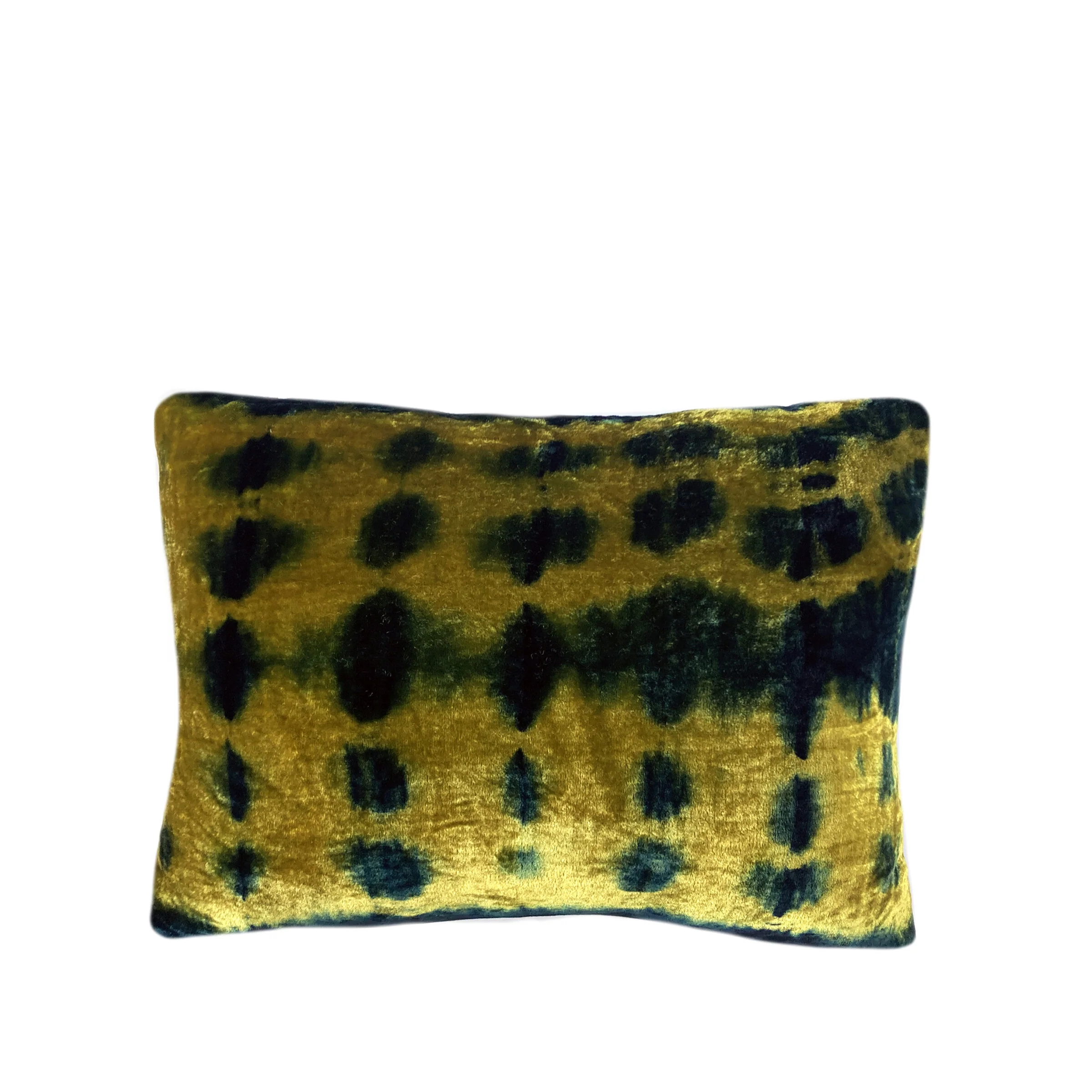 Inkblot Pattern Velvet Pillow - Image 2