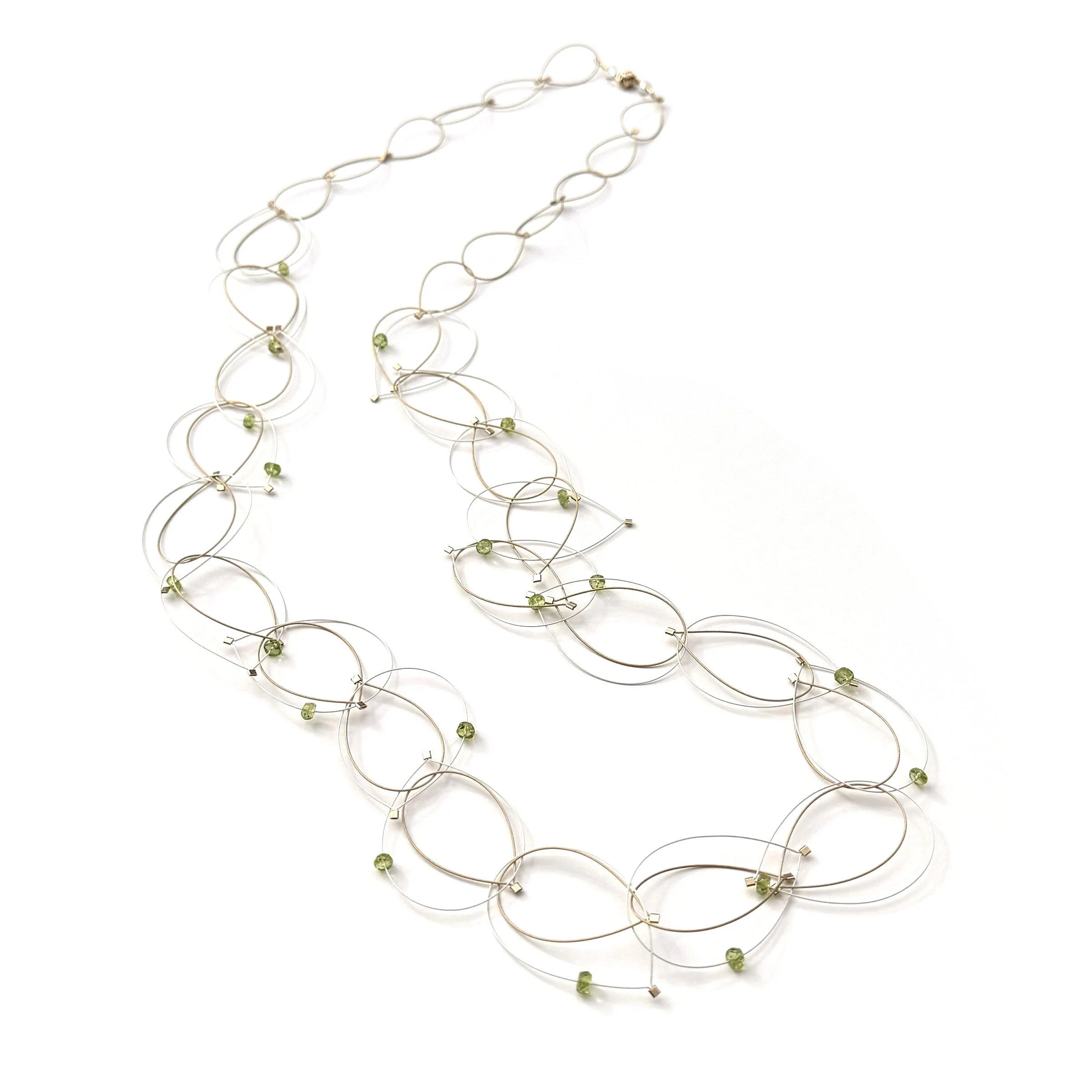 Interlocking Teardrops Necklace - Image 3