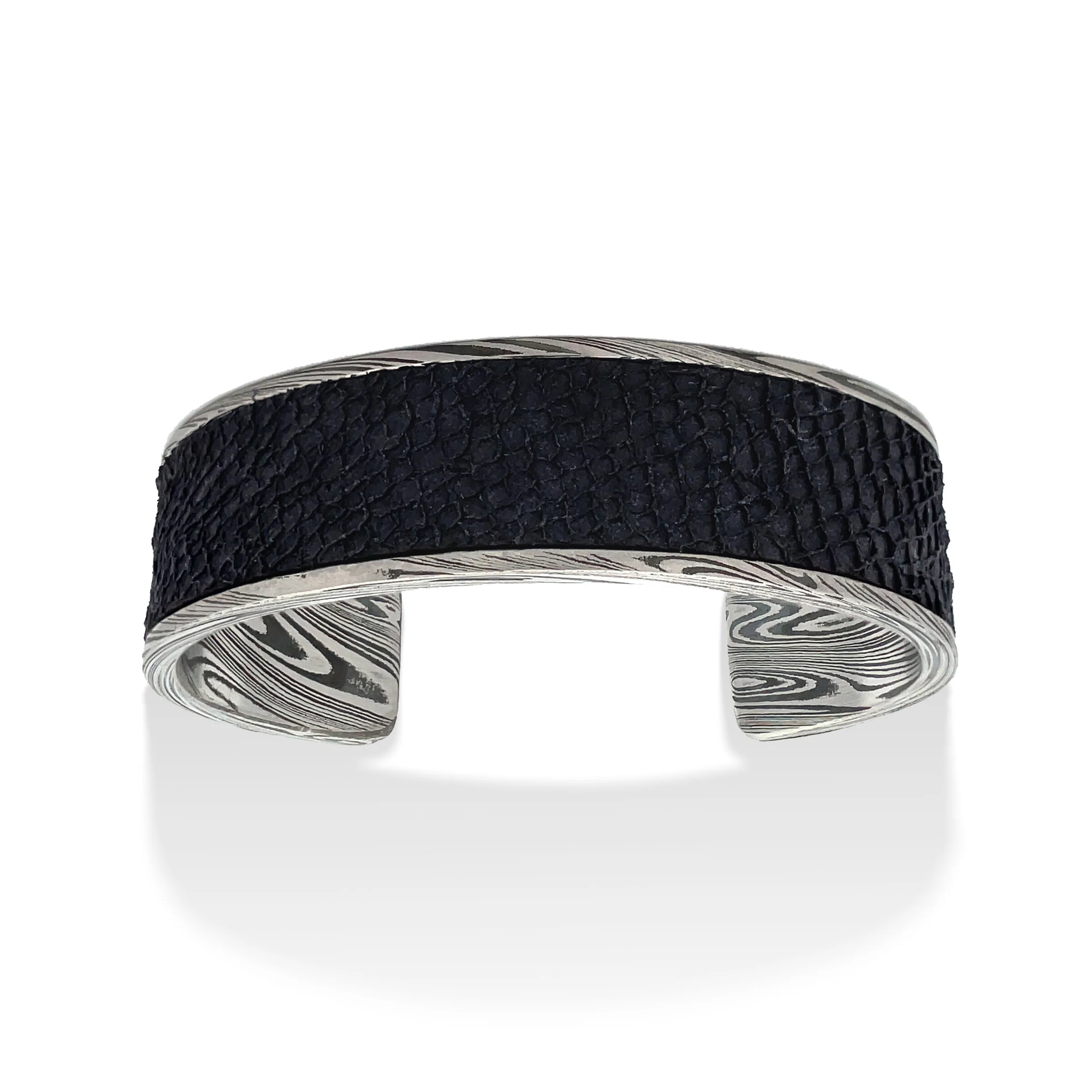 Inversa Lionfish Damascus Steel Cuff - Image 2